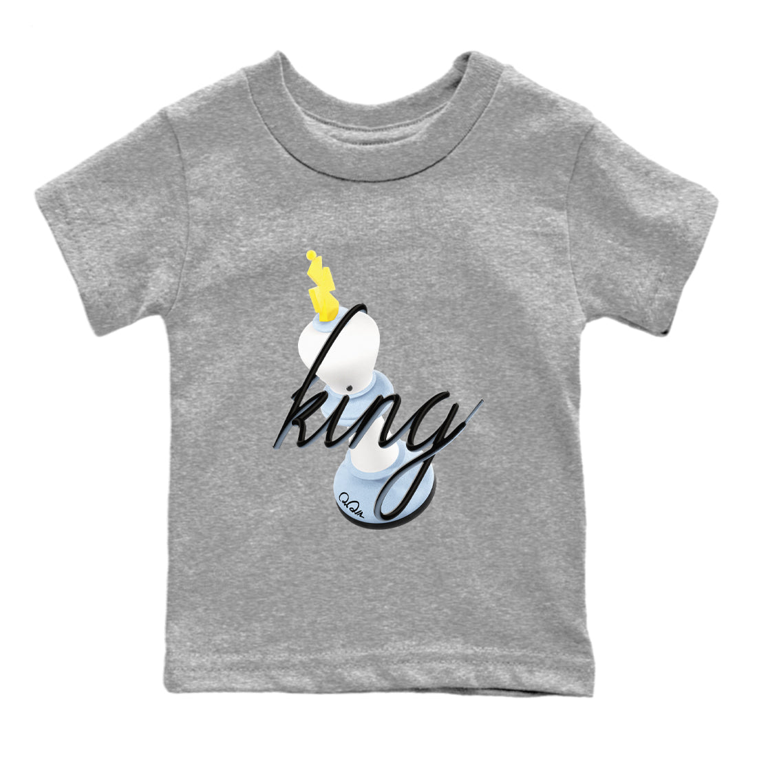 3D King snkmatch Tees Kids - Air Jordan 13 Blue Grey