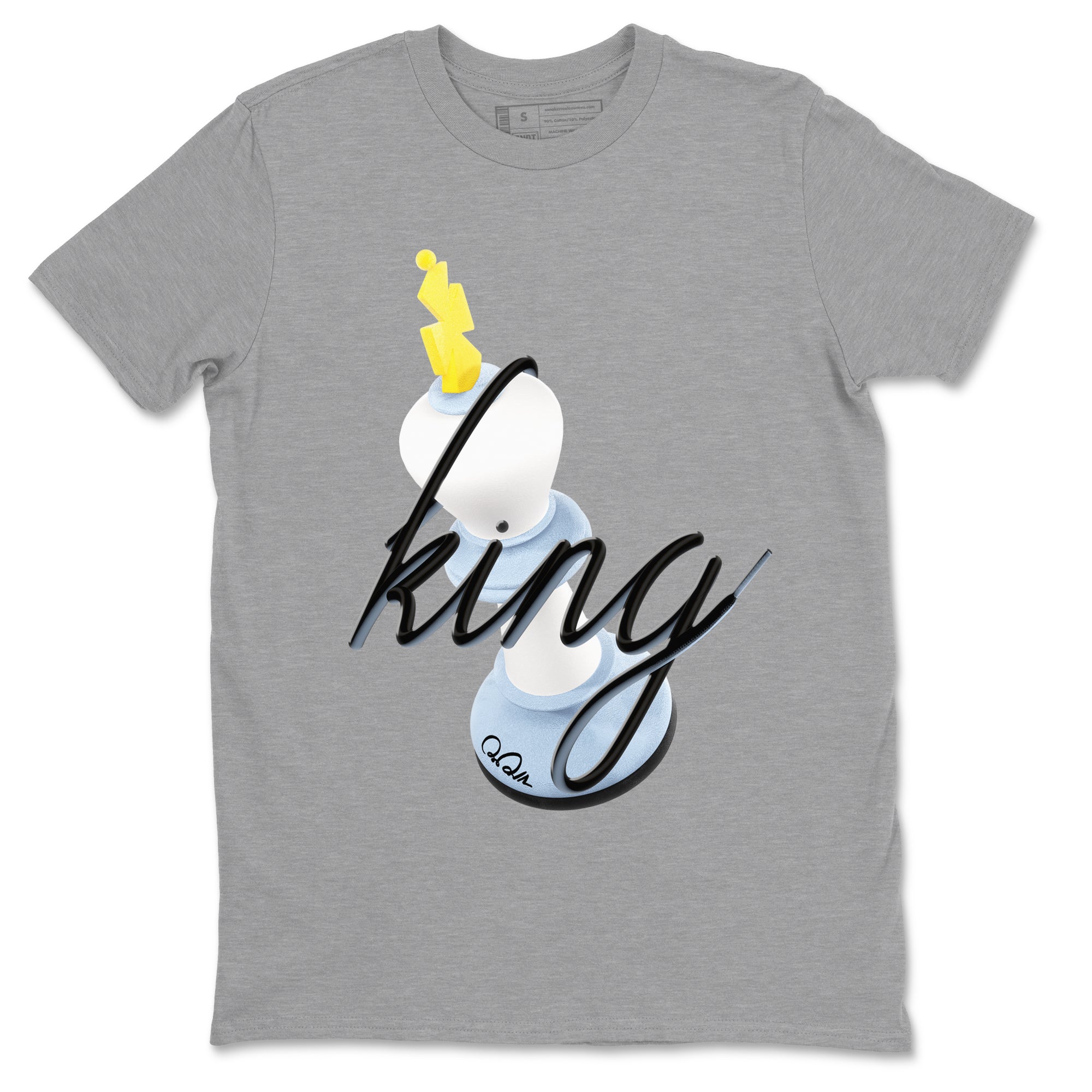 3D King snkmatch Tees - Air Jordan 13 Blue Grey