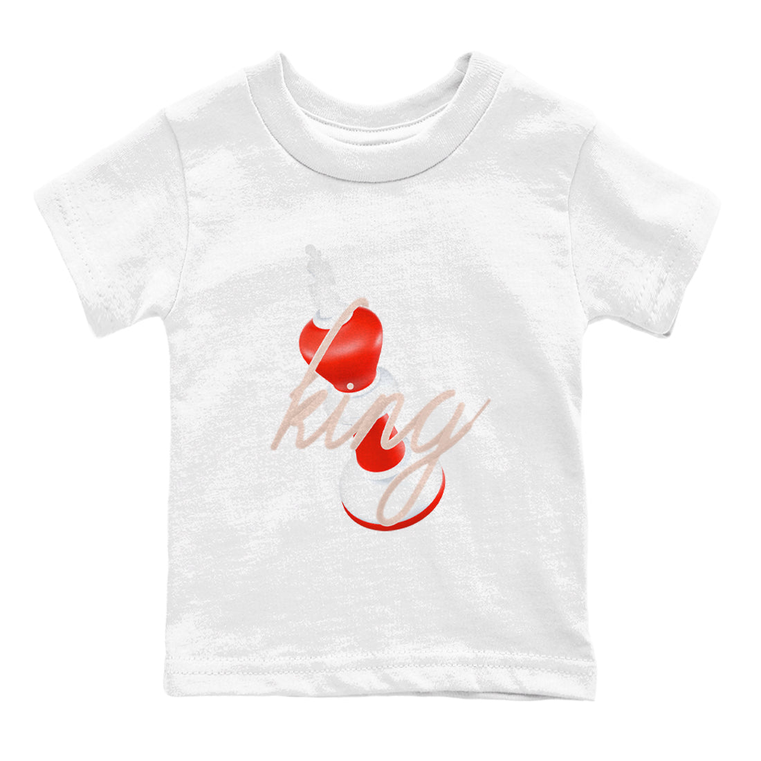 3D King snkmatch Tees Kids - Air Jordan 13 Dune Red