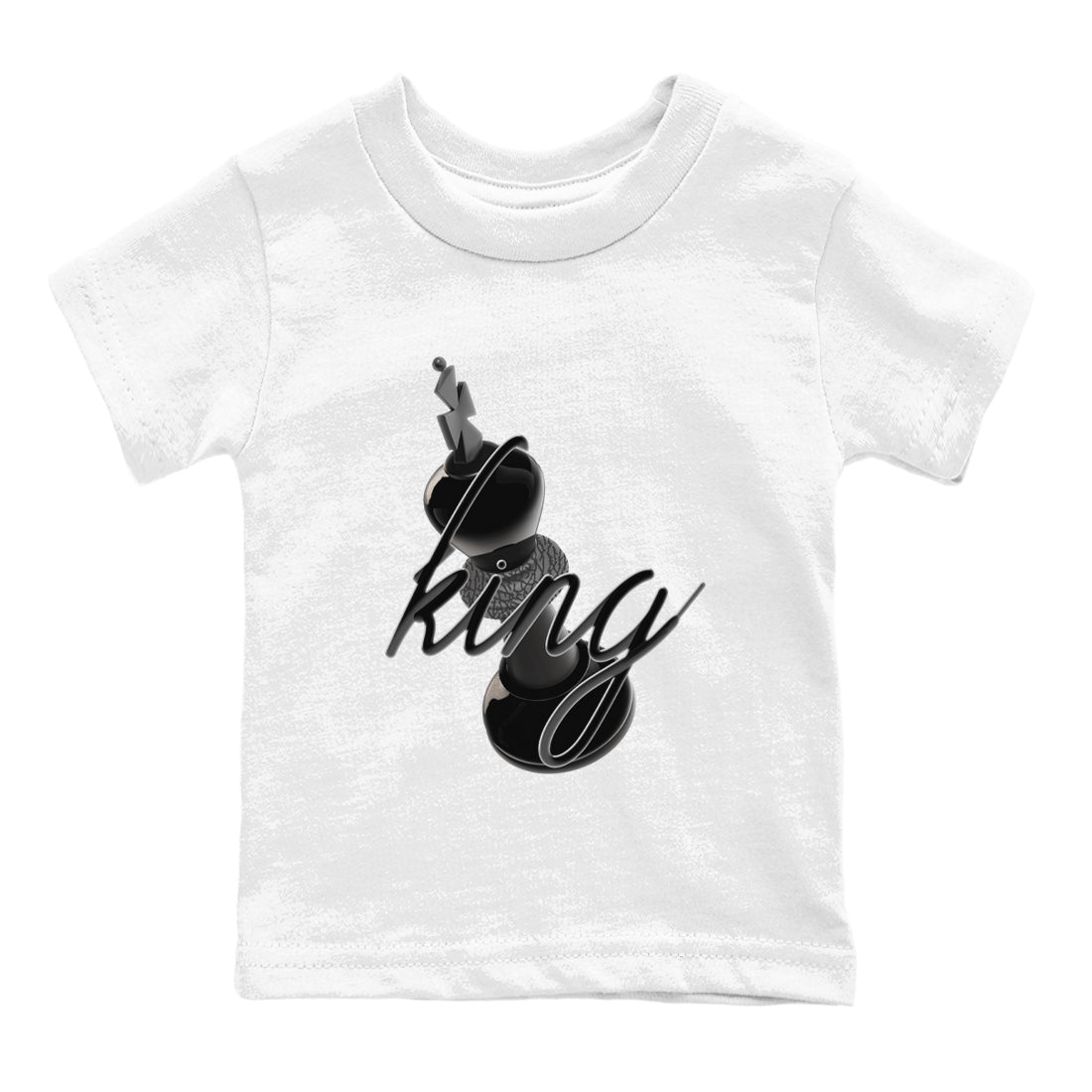 3D King snkmatch Tees Kids - Air Jordan 3 Black Cat