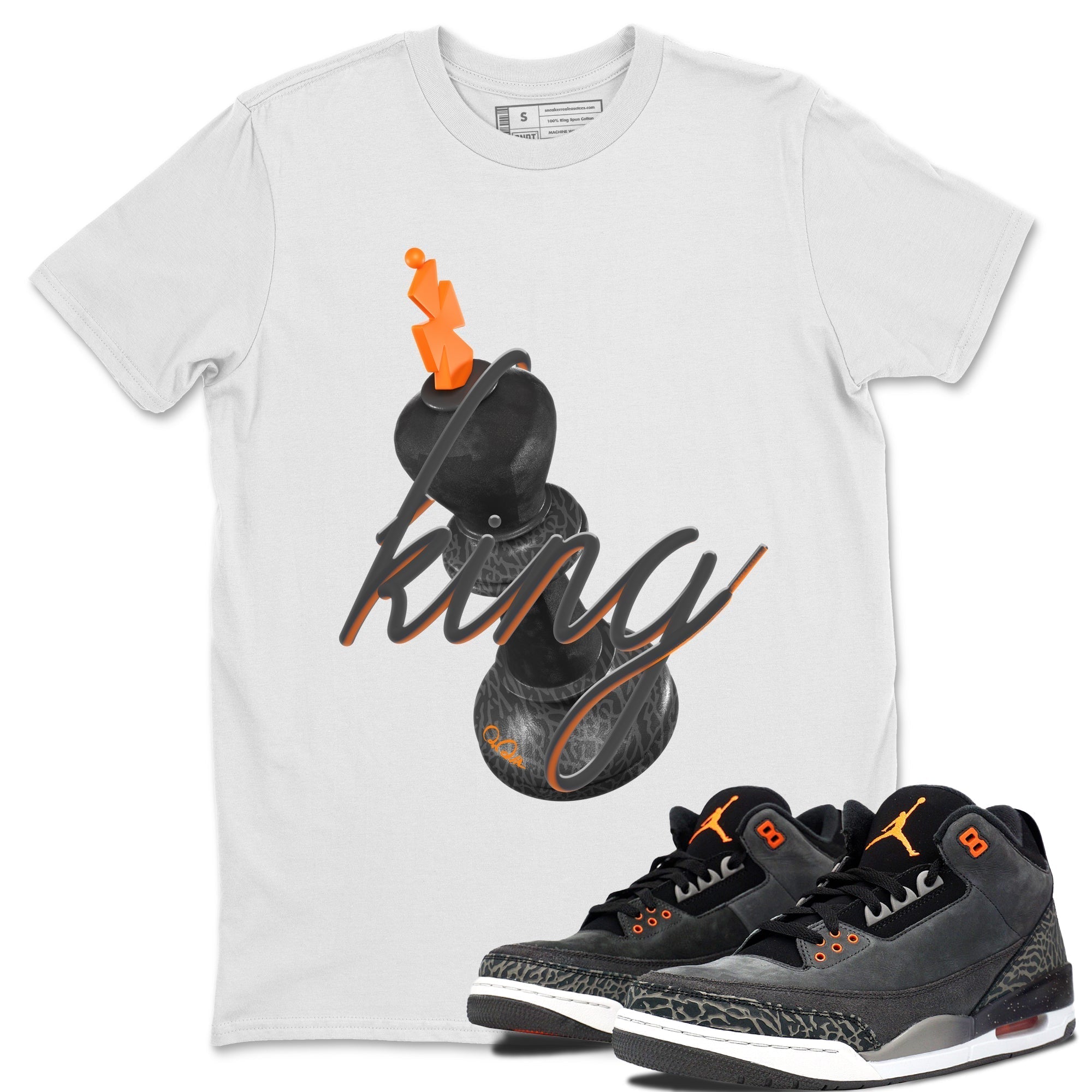 3D King snkmatch Tee - Air Jordan 3 Fear
