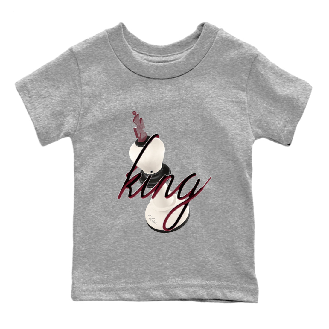 3D King snkmatch Tees Kids - Air Jordan 4 A Ma Maniere x Fossil Stone