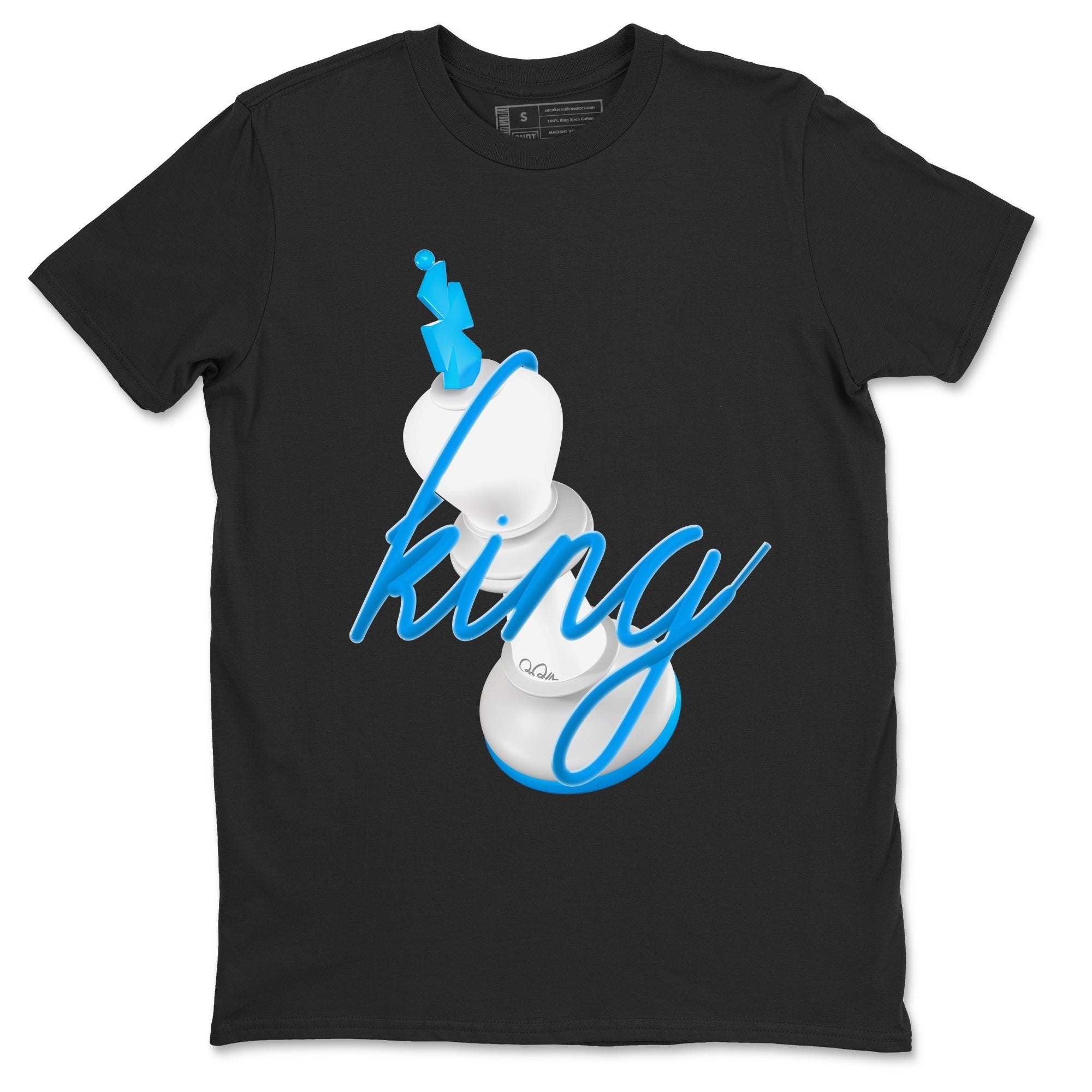 3D King snkmatch Tees - Air Jordan 4 Military Blue