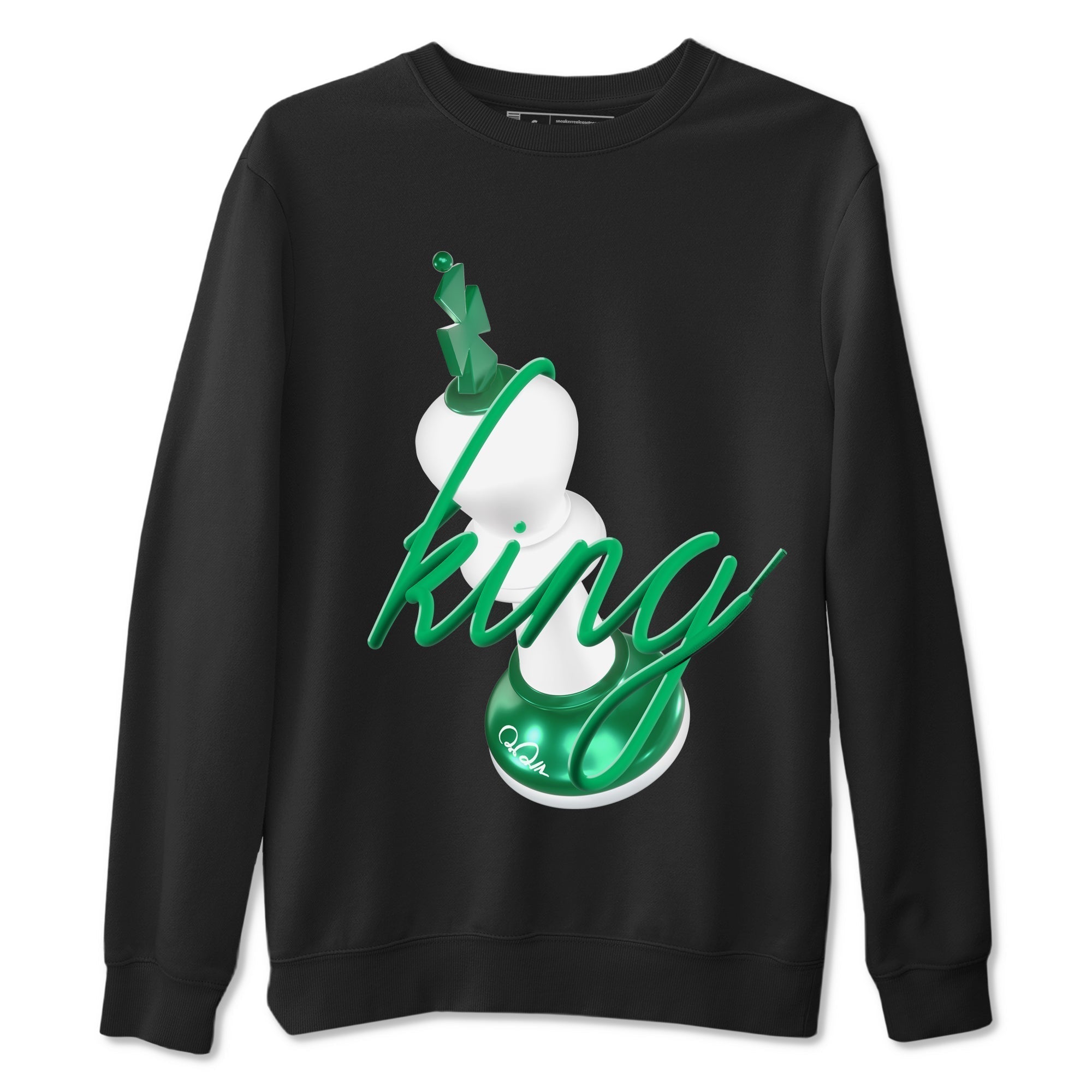 3D King snkmatch Tees - Air Jordan 4 Oxidized Green
