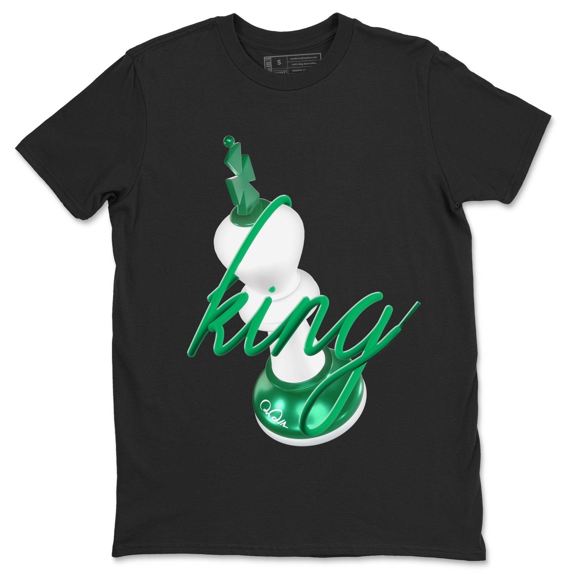 3D King snkmatch Tees - Air Jordan 4 Oxidized Green