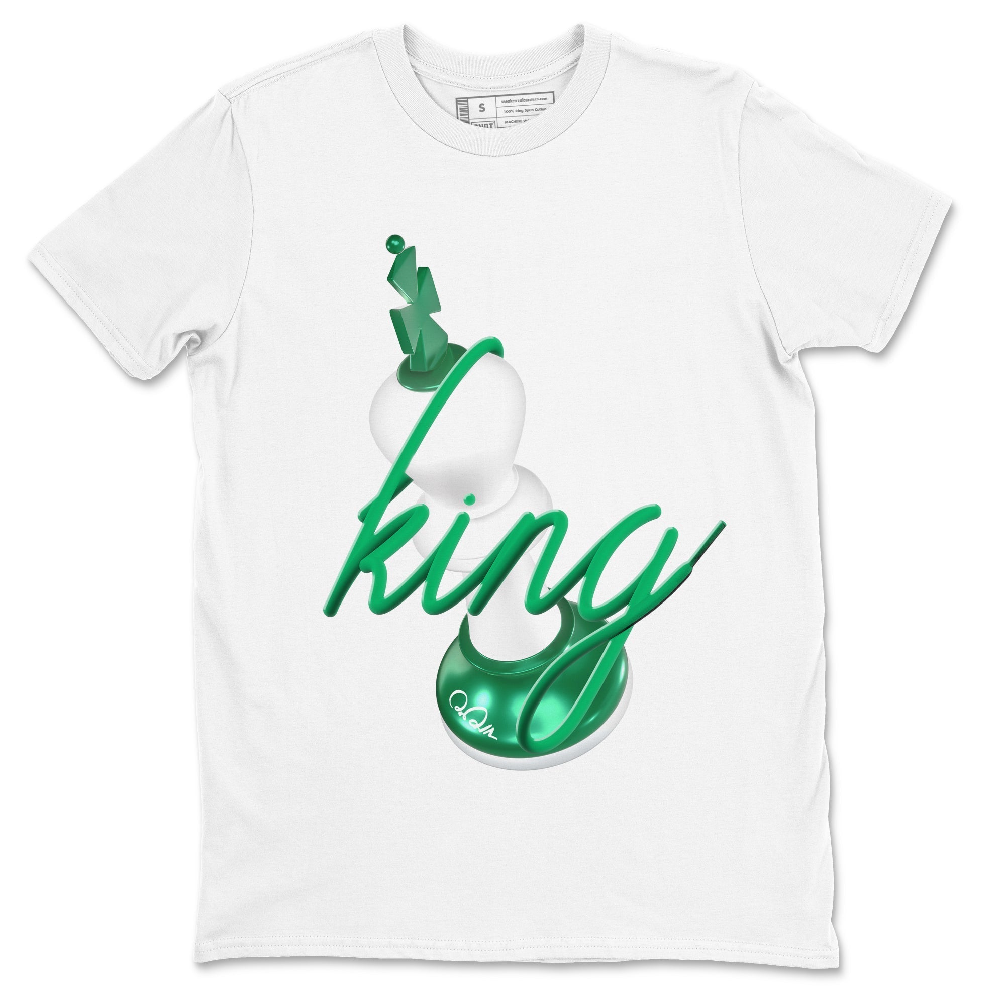 3D King snkmatch Tees - Air Jordan 4 Oxidized Green