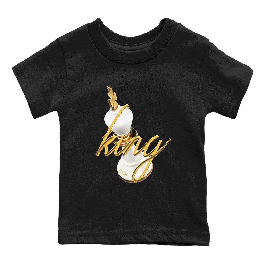 3D King snkmatch Tees Kids - Air Jordan 4 Sail 2024