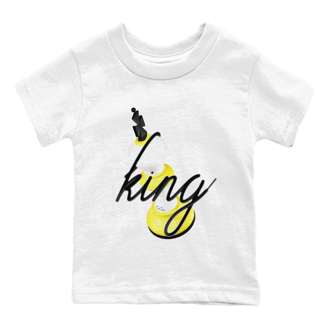 3D King snkmatch Tees Kids - Air Jordan 4 Vivid Sulfur
