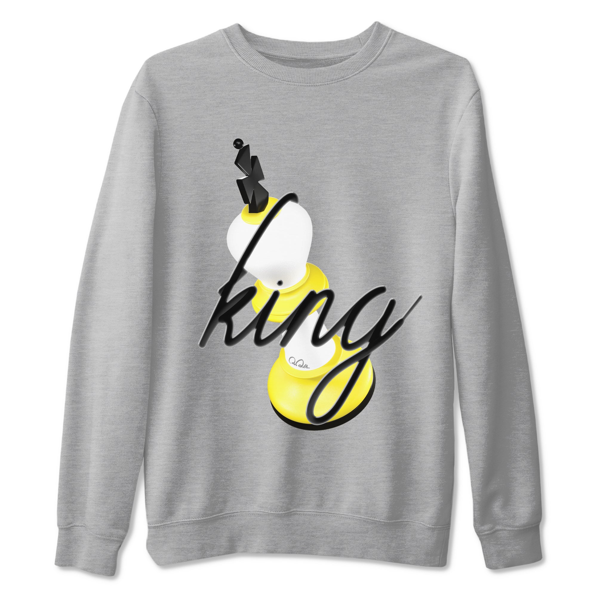 3D King snkmatch Tees - Air Jordan 4 Vivid Sulfur