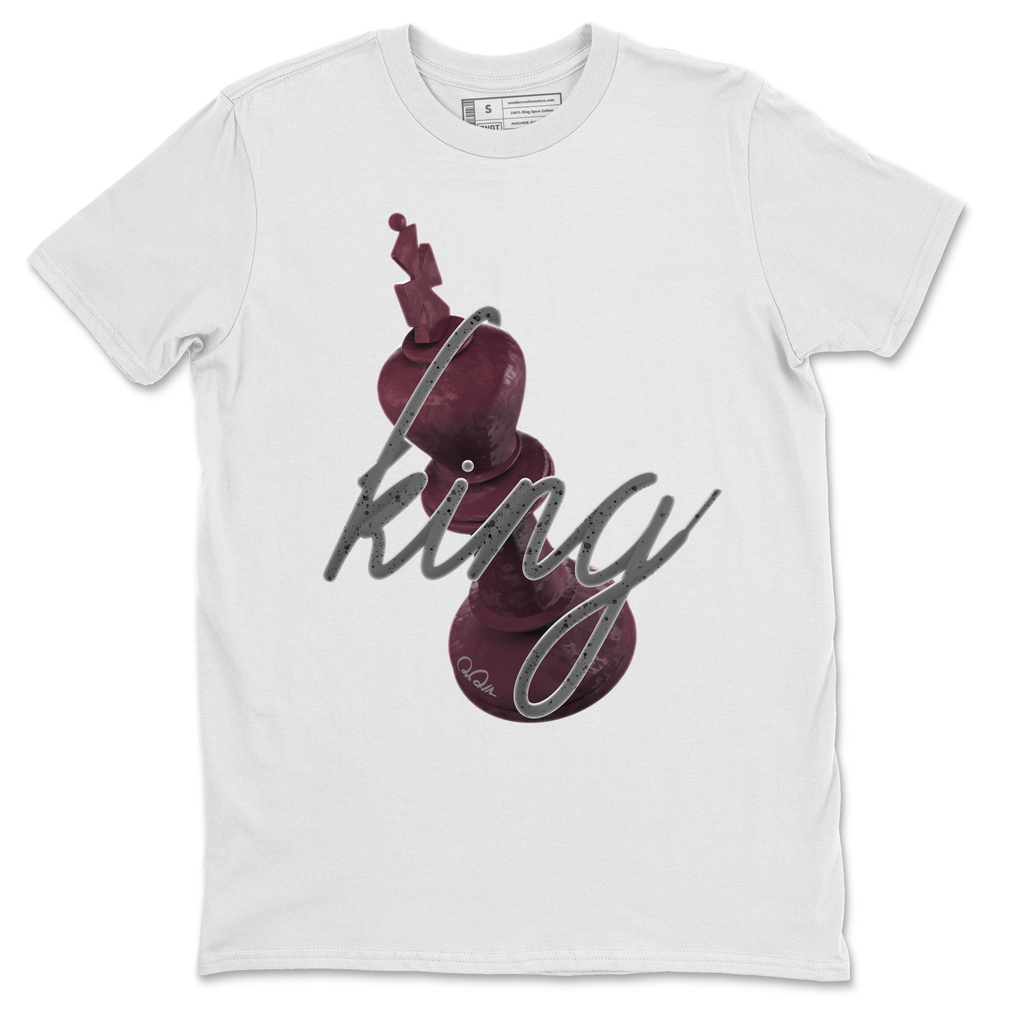 3D King Unisex Tops - Air Jordan 5 Burgundy