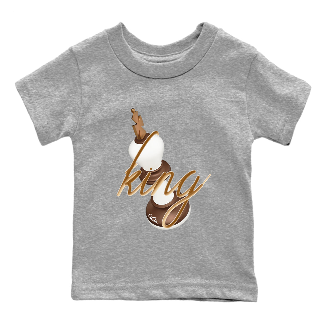 3D King snkmatch Tees Kids - Air Jordan 5 Golden Ticket