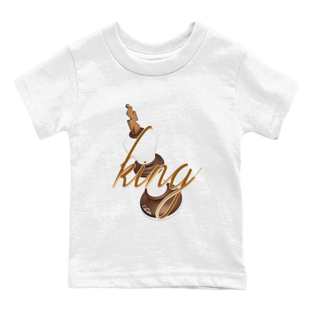 3D King snkmatch Tees Kids - Air Jordan 5 Golden Ticket