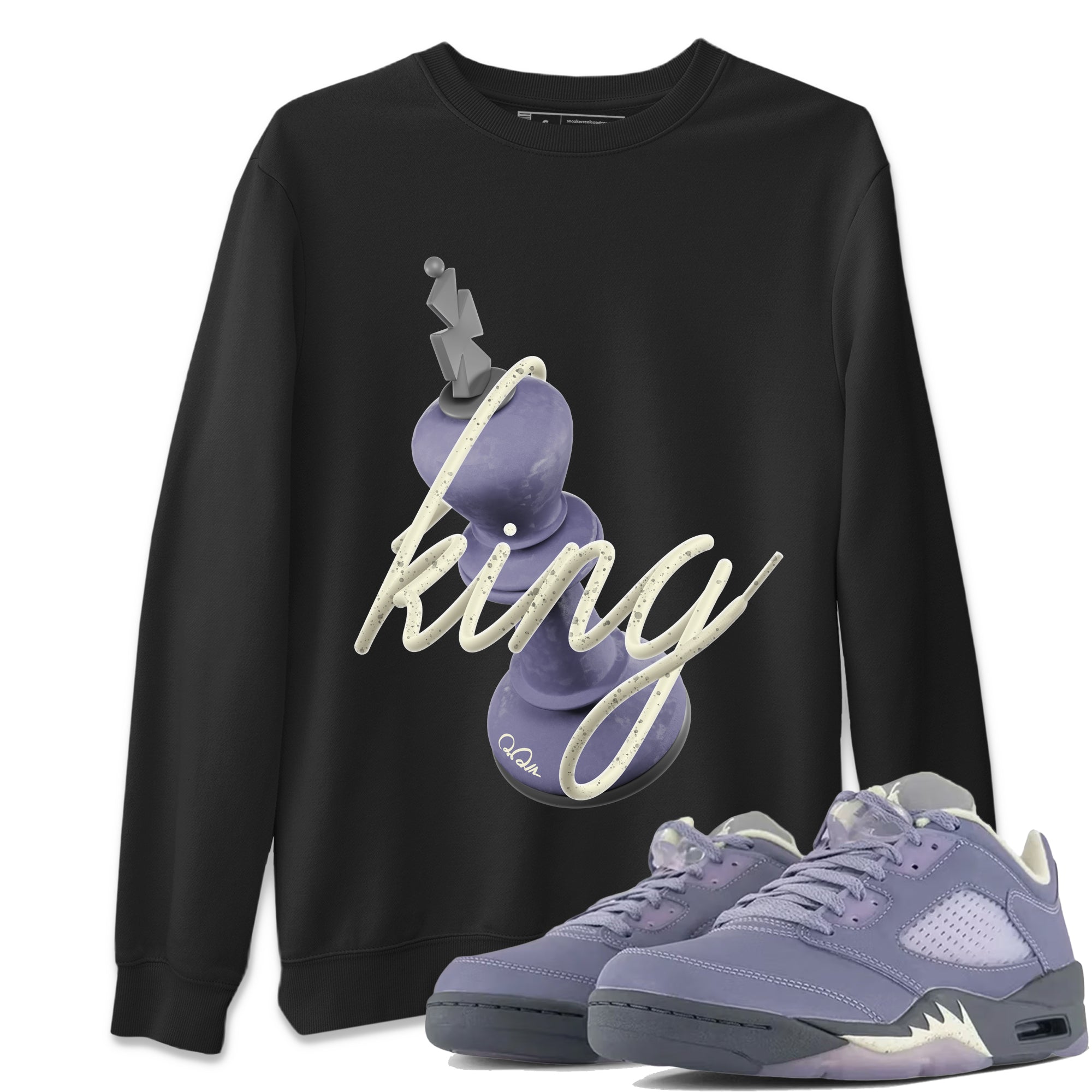 3D King Unisex Tops - Air Jordan 5 Indigo Haze