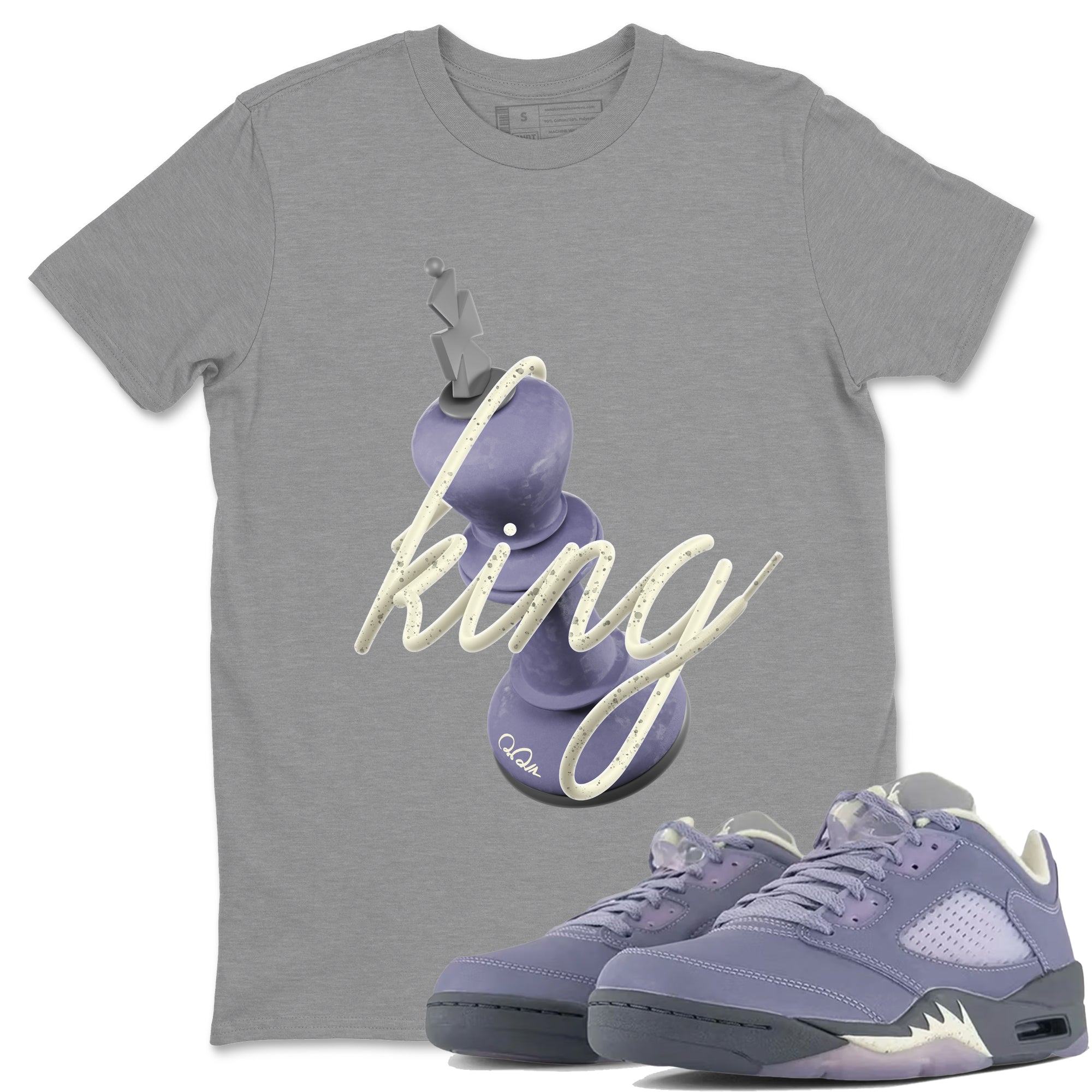 3D King Unisex Tops - Air Jordan 5 Indigo Haze