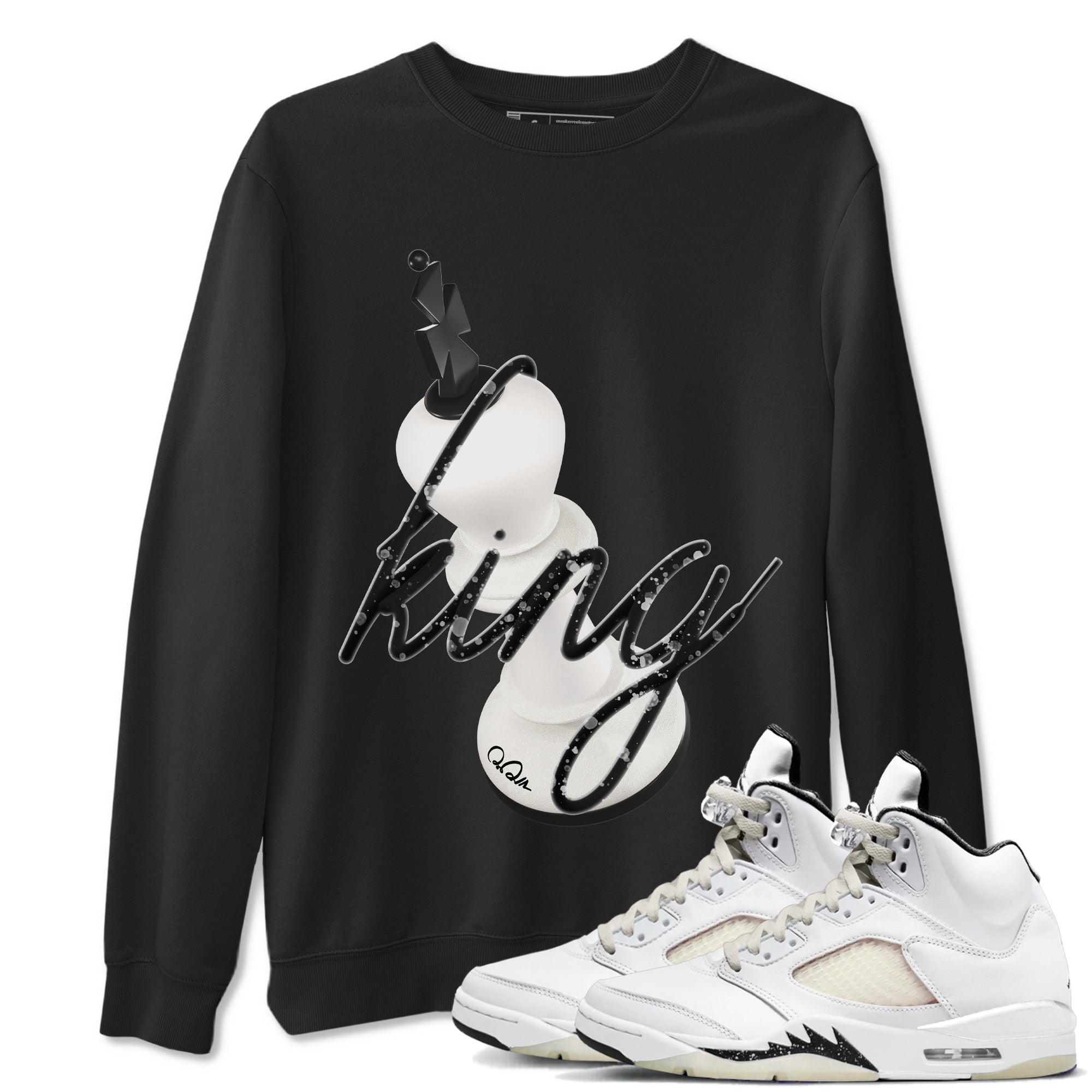 3D King snkmatch Tees - Air Jordan 5 Sail