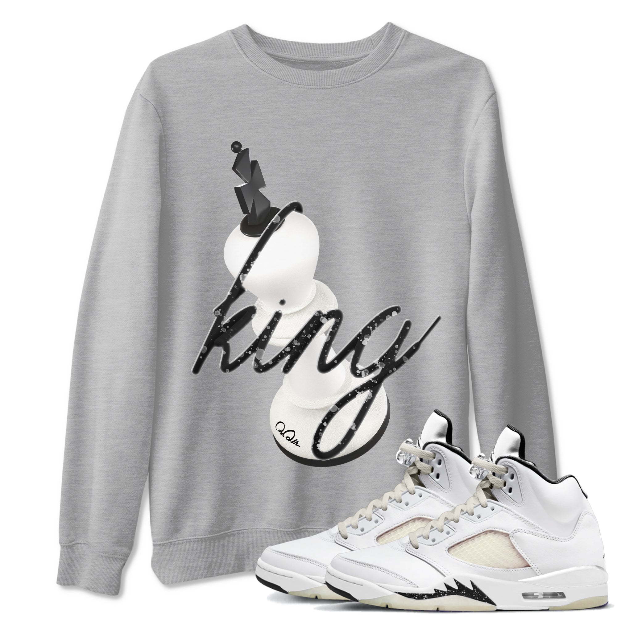 3D King snkmatch Tees - Air Jordan 5 Sail
