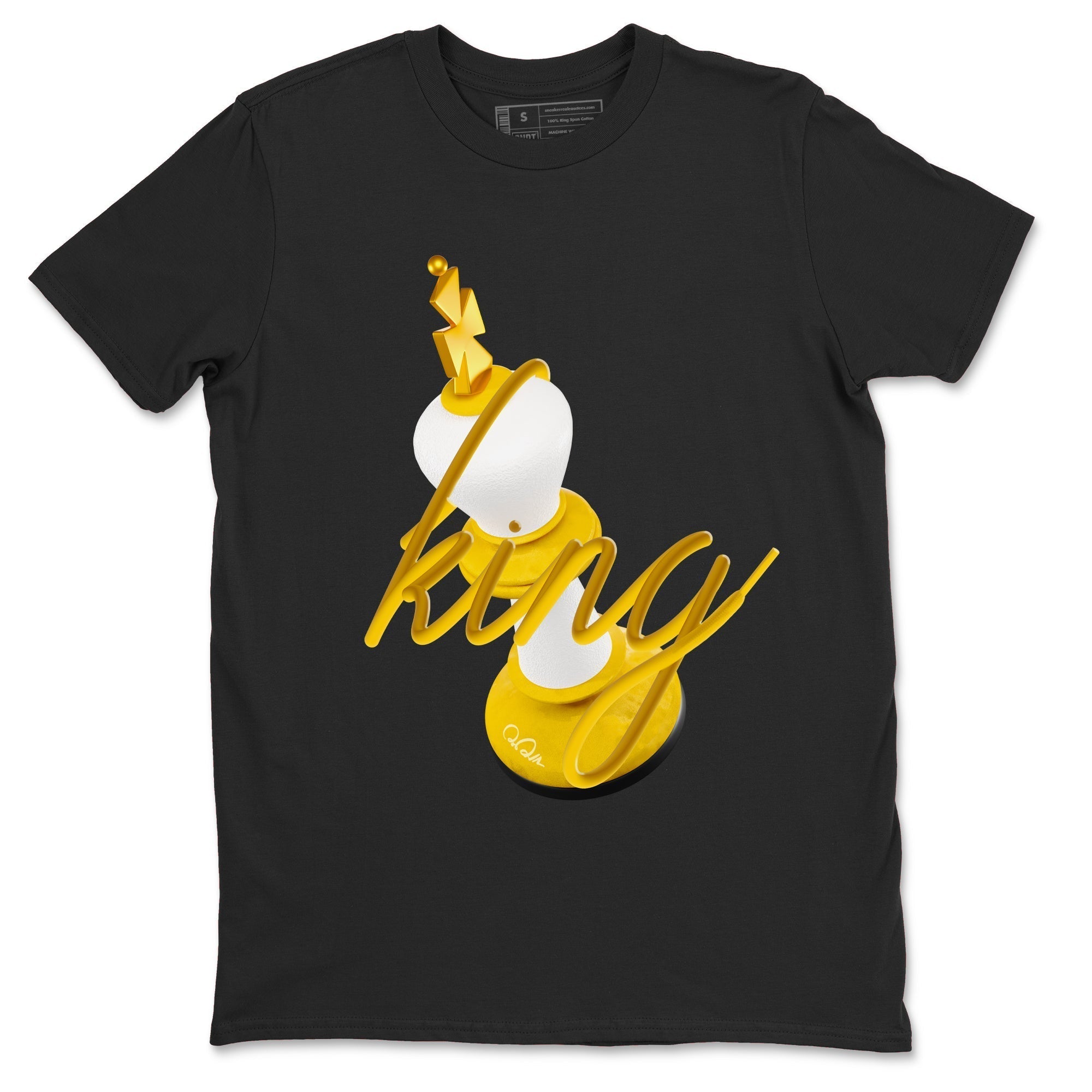 3D King snkmatch Tee - Air Jordan 6 Yellow Ochre
