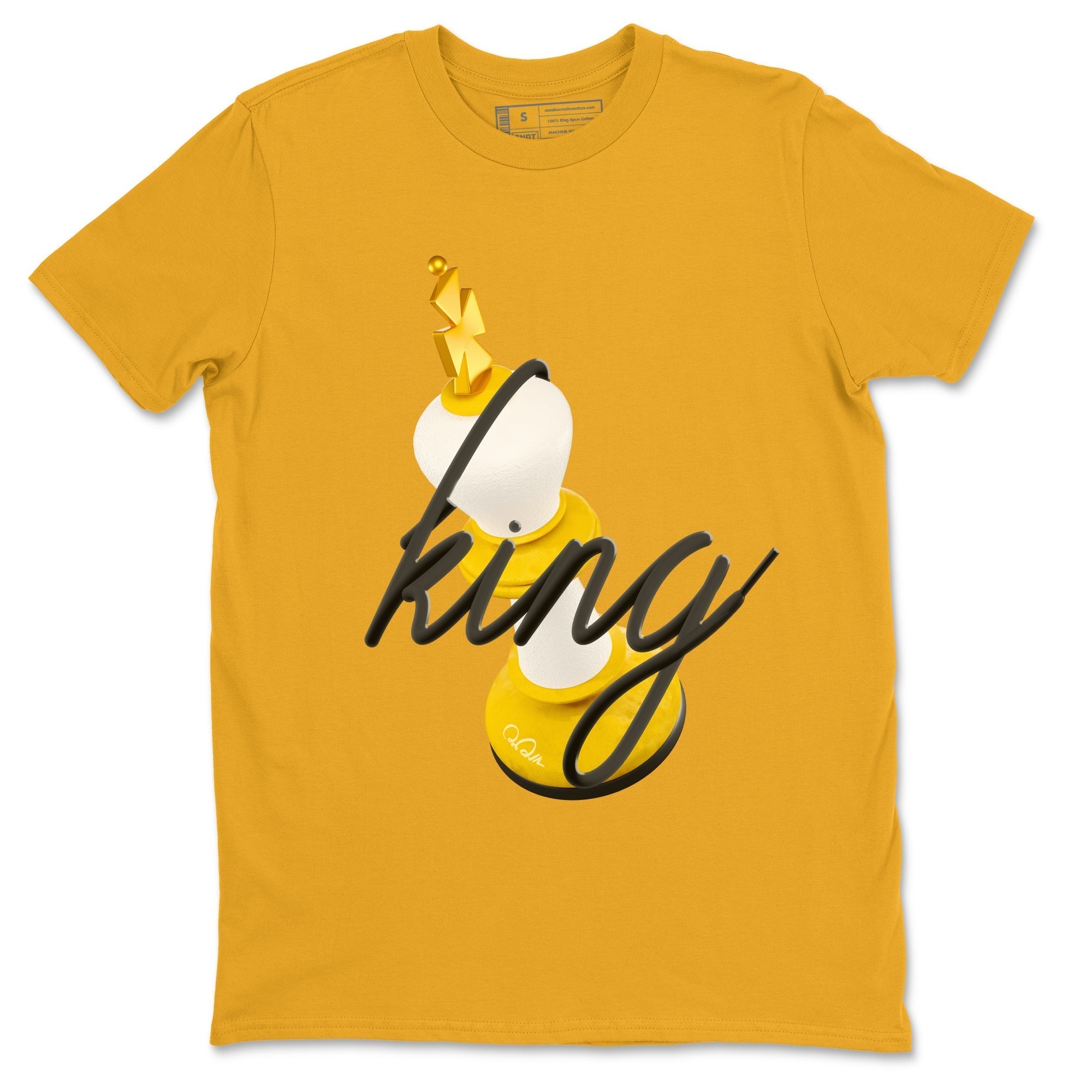 3D King snkmatch Tee - Air Jordan 6 Yellow Ochre