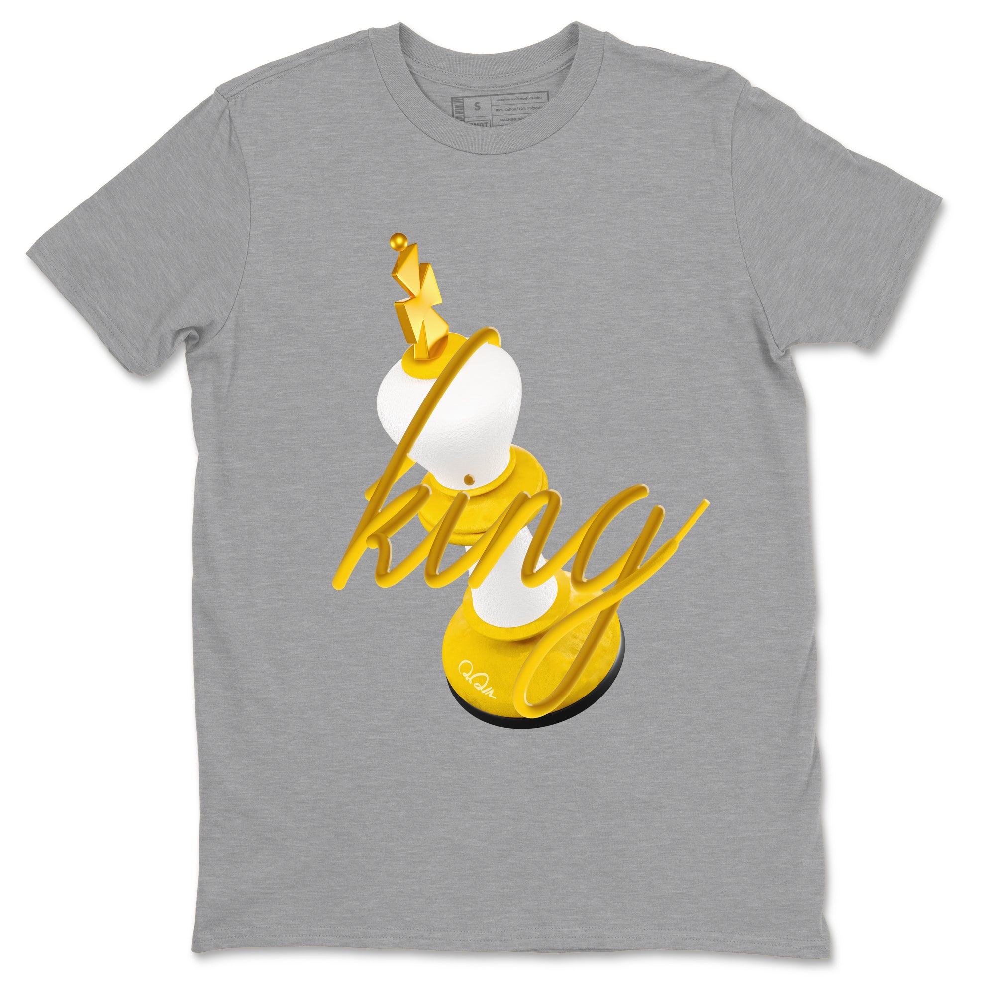 3D King snkmatch Tee - Air Jordan 6 Yellow Ochre