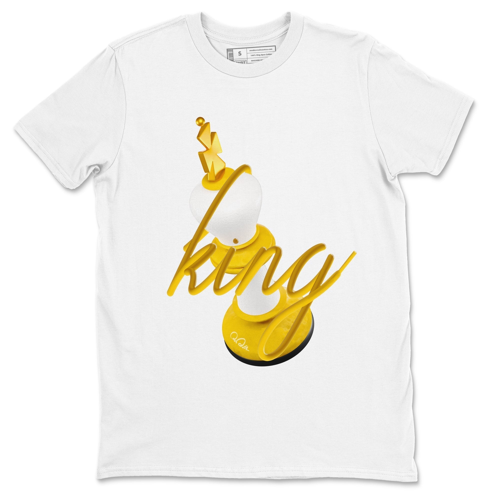 3D King snkmatch Tee - Air Jordan 6 Yellow Ochre