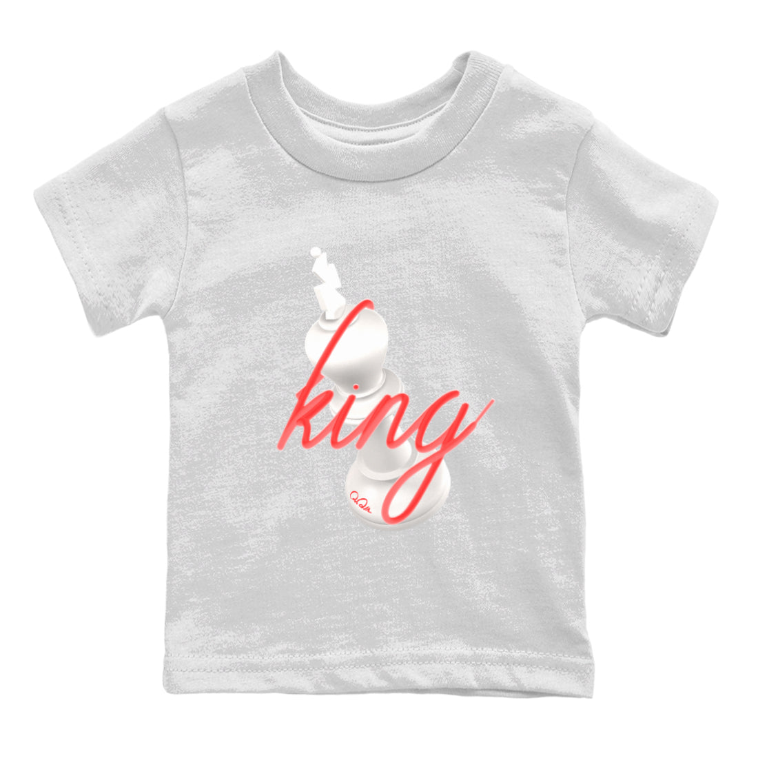 3D King Kids Tops - Air Jordan 7 White Infrared