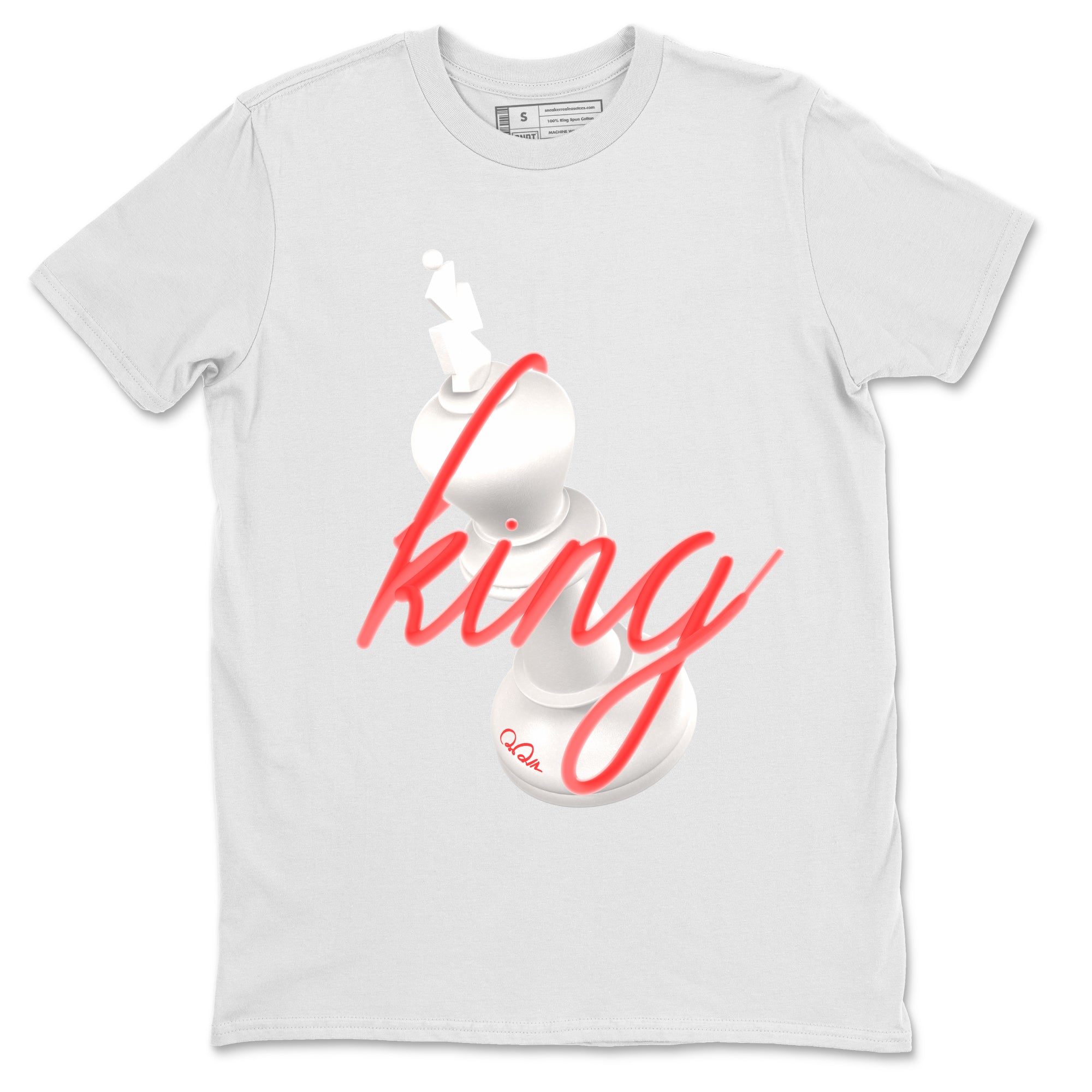 3D King Unisex Tops - Air Jordan 7 White Infrared