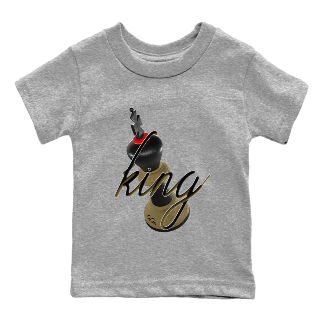 3D King snkmatch Tees Kids - Air Jordan 9 Olive
