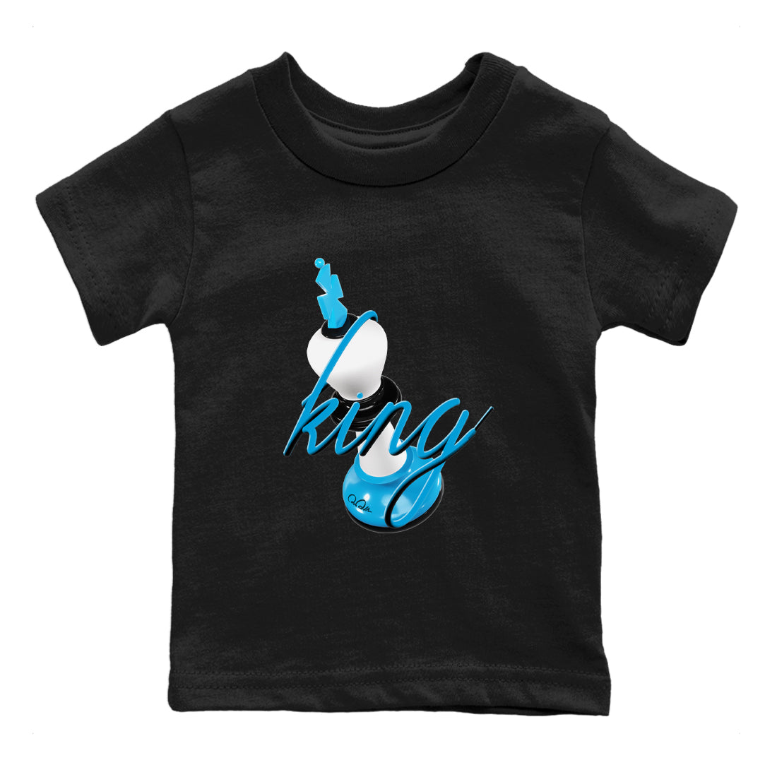 3D King snkmatch Tees Kids - Air Jordan 9 Powder Blue