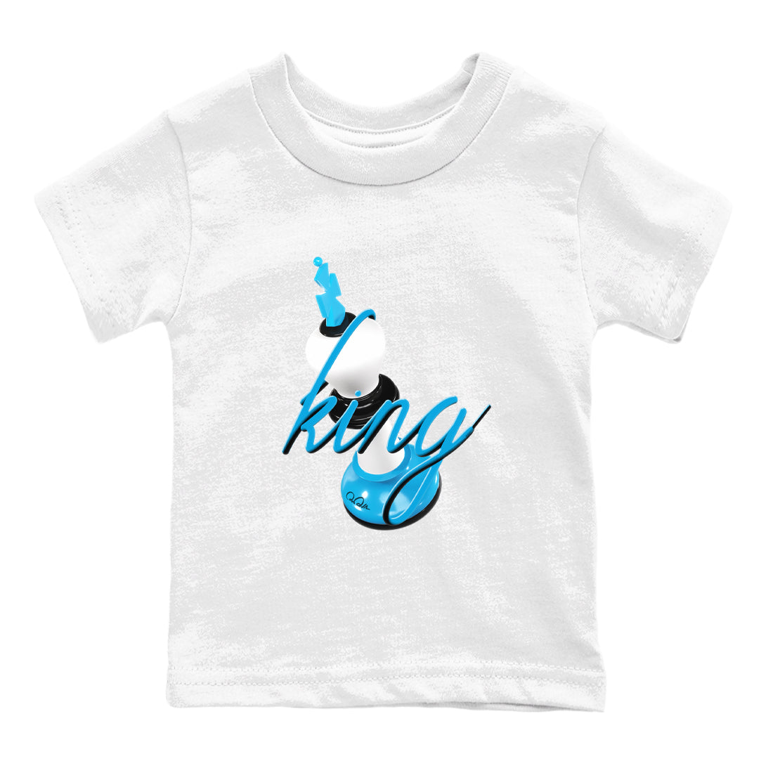 3D King snkmatch Tees Kids - Air Jordan 9 Powder Blue