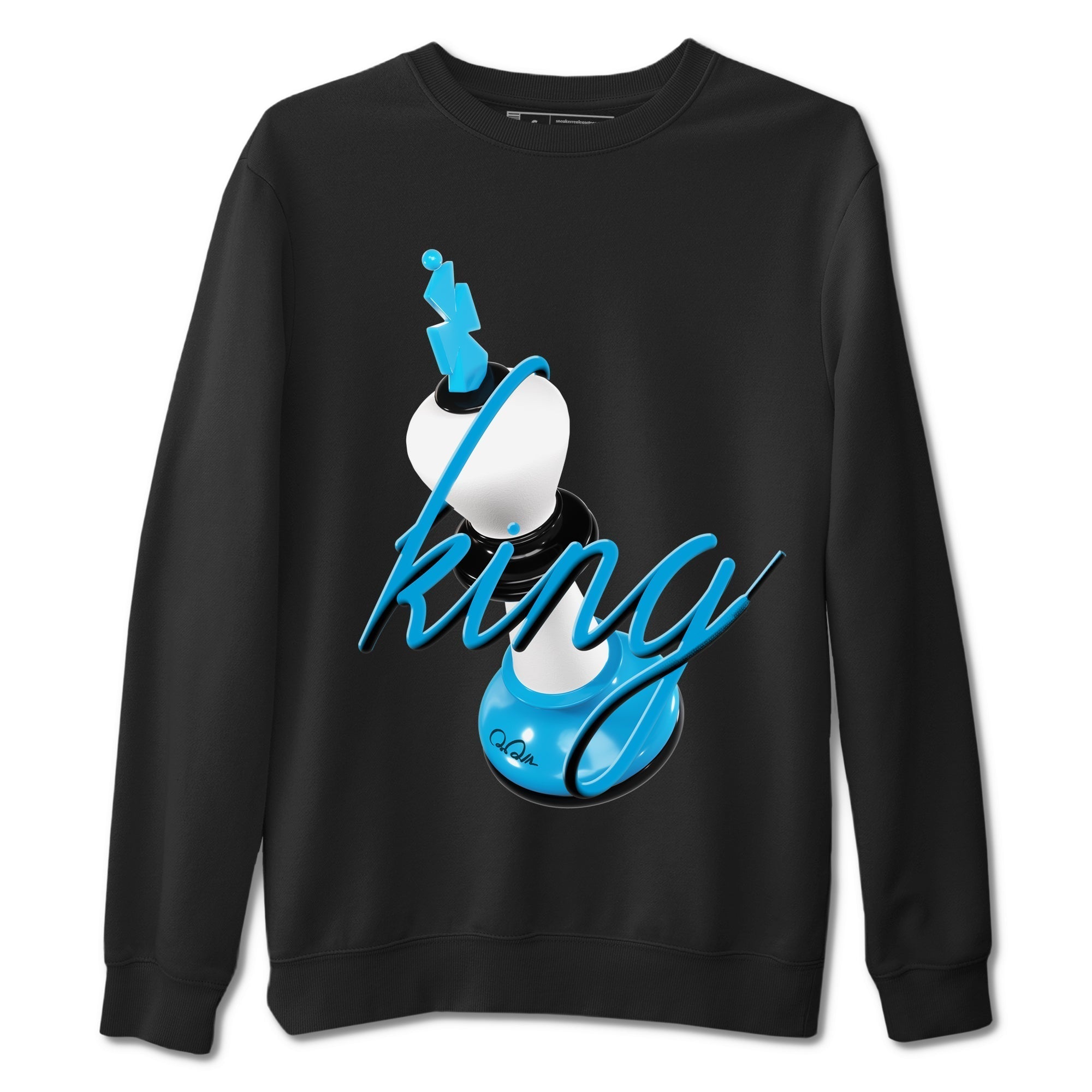 3D King snkmatch Tees - Air Jordan 9 Powder Blue