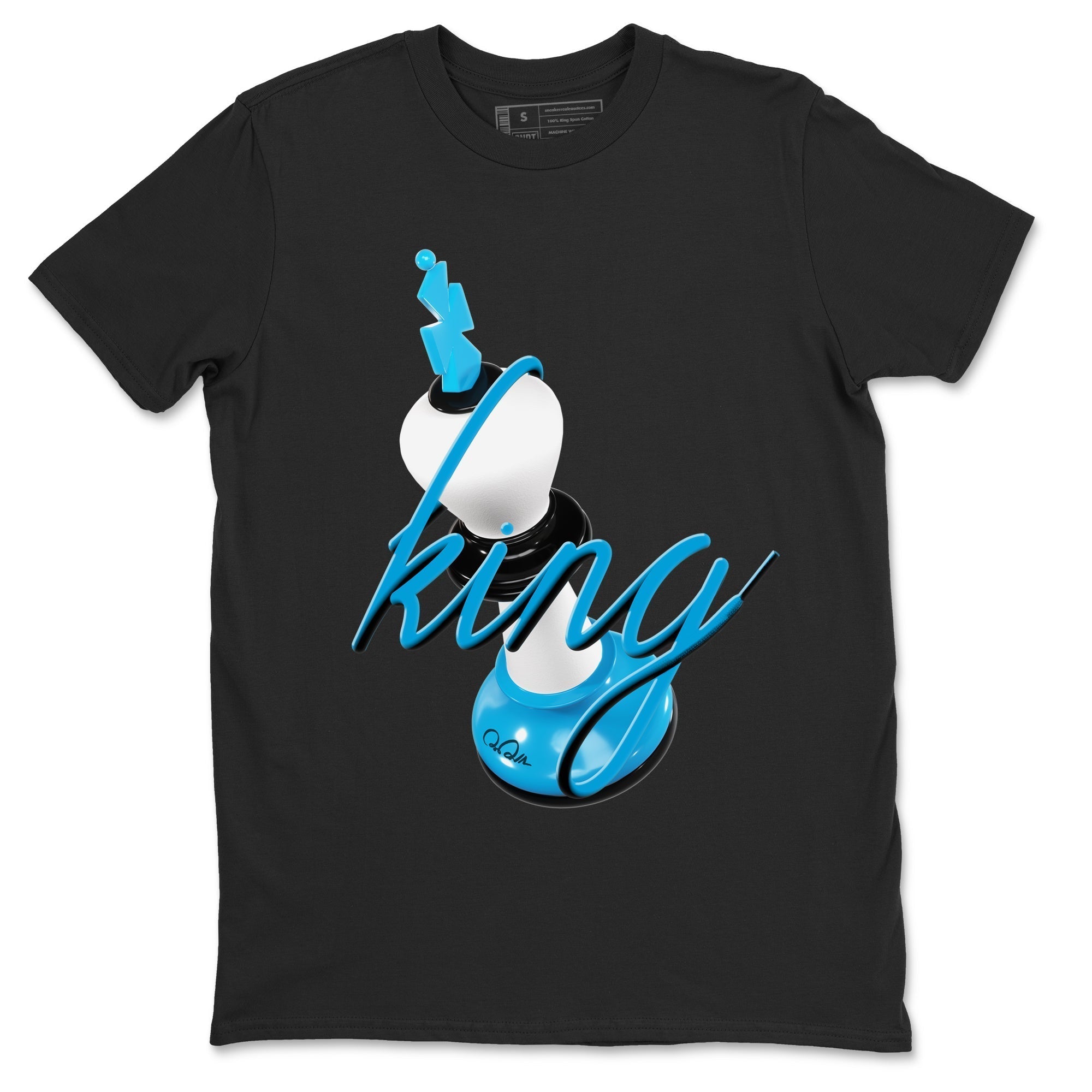 3D King snkmatch Tees - Air Jordan 9 Powder Blue