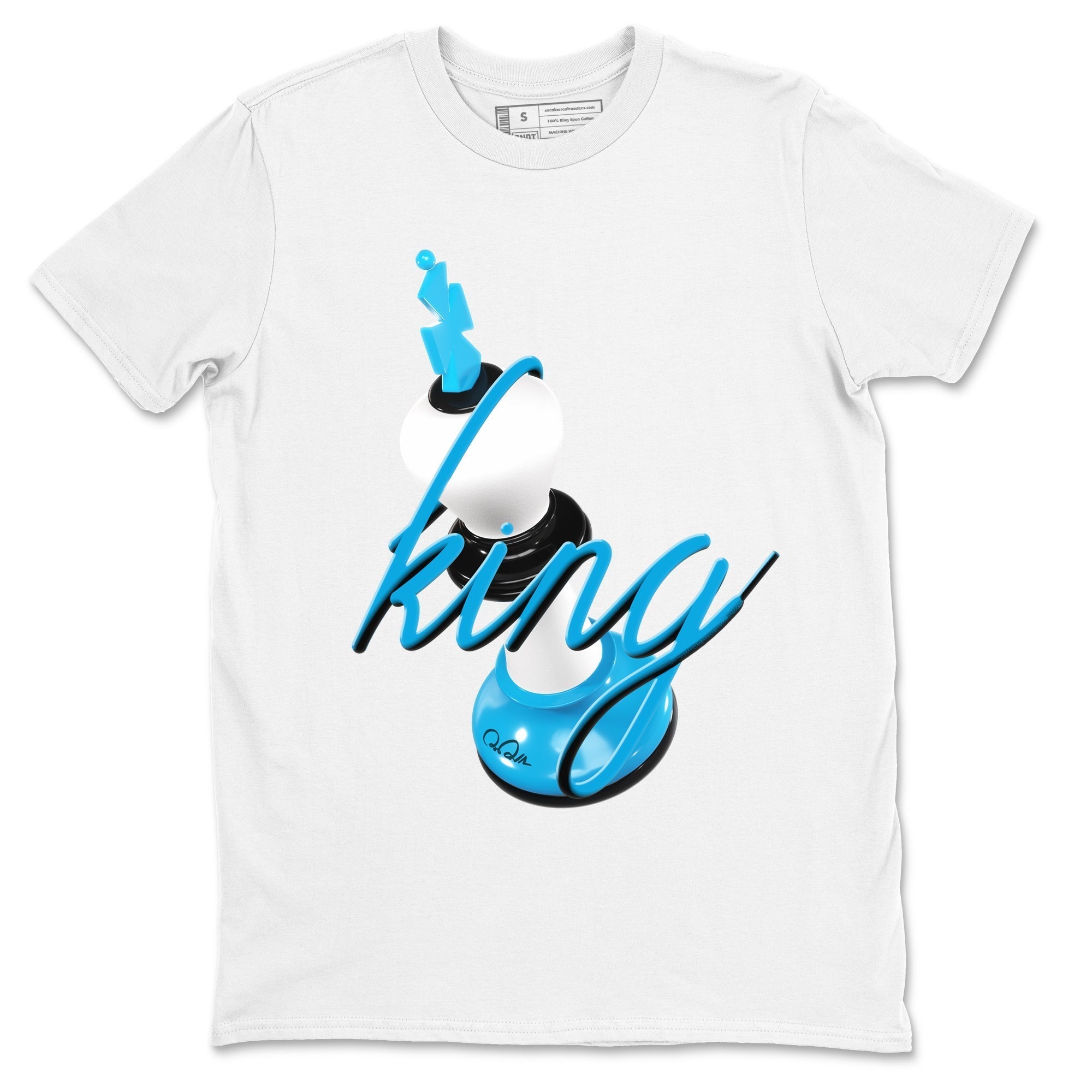 3D King snkmatch Tees - Air Jordan 9 Powder Blue