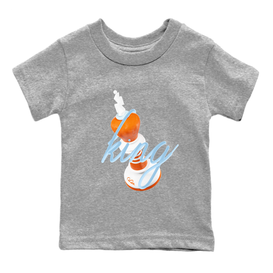 3D King snkmatch Tee Kids - Crazy 8 Team Orange