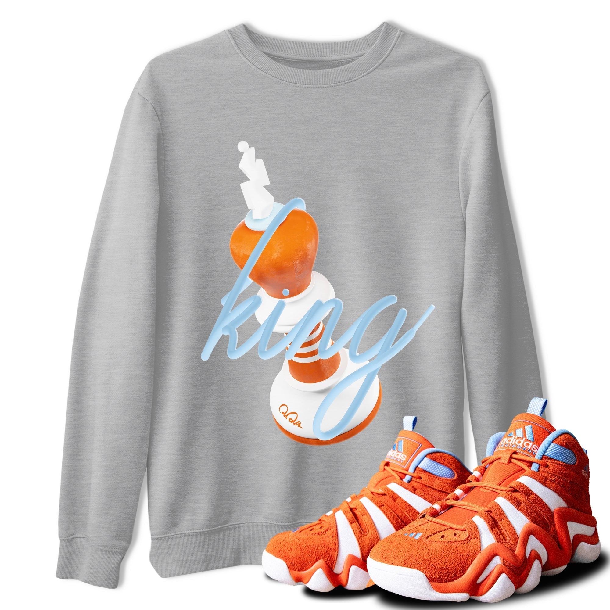 3D King snkmatch Tee - Crazy 8 Team Orange
