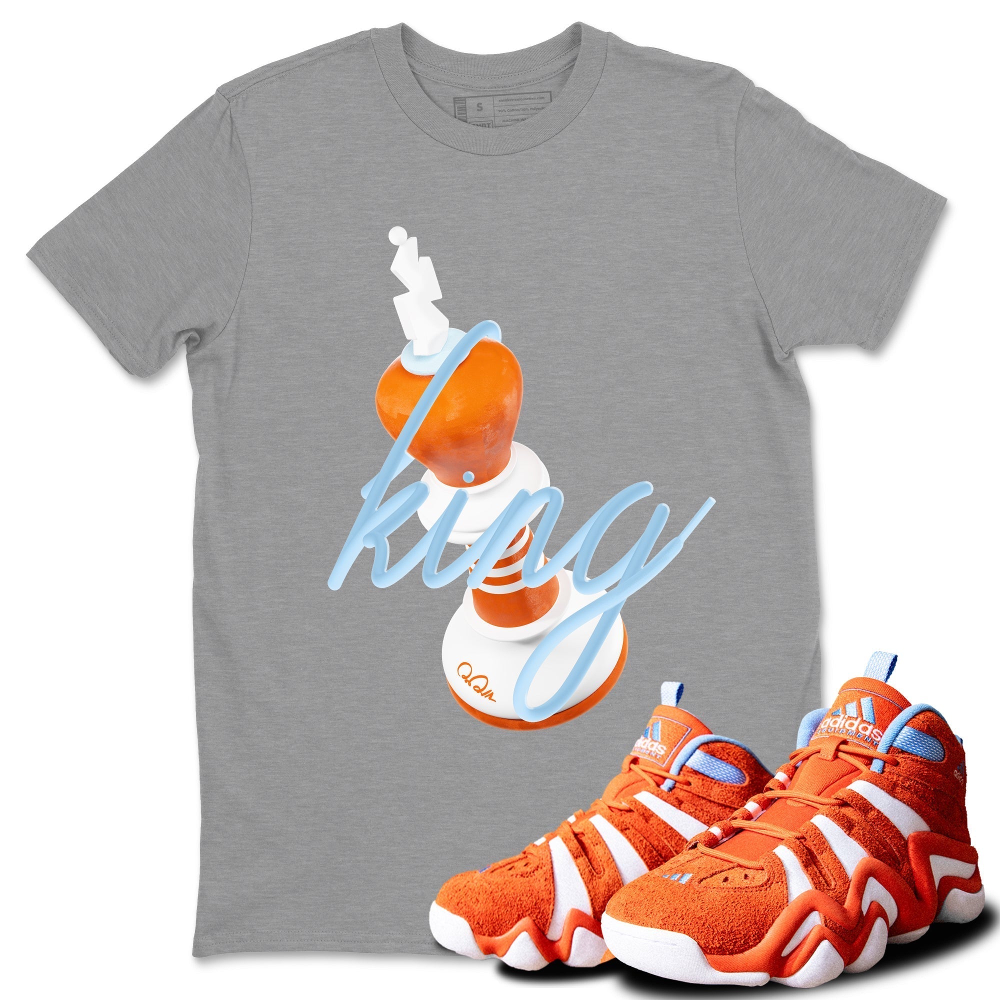 3D King snkmatch Tee - Crazy 8 Team Orange