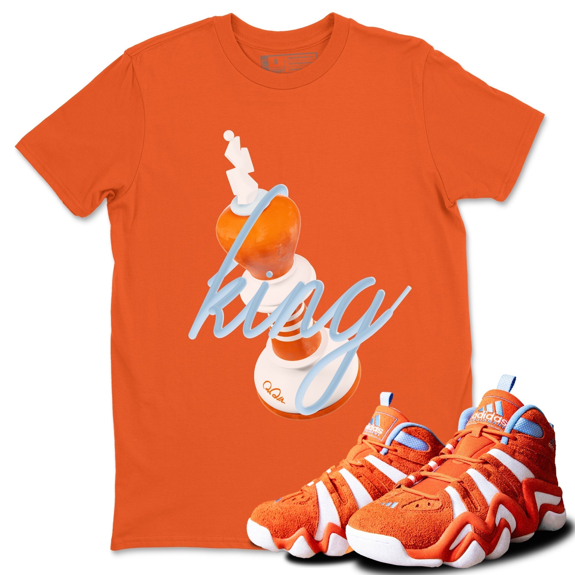 3D King snkmatch Tee - Crazy 8 Team Orange