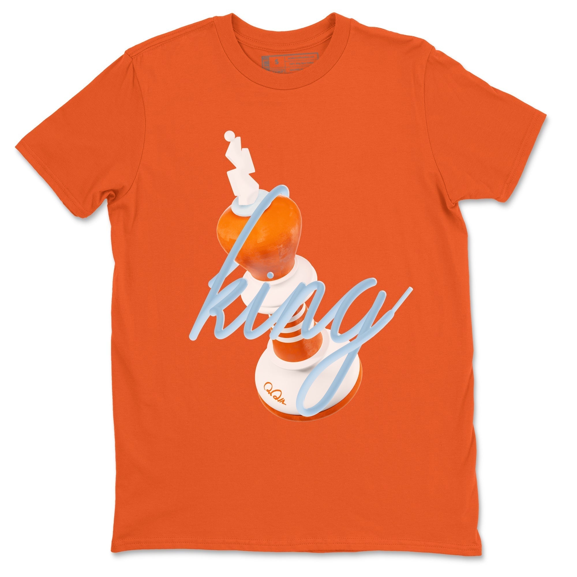 3D King snkmatch Tee - Crazy 8 Team Orange