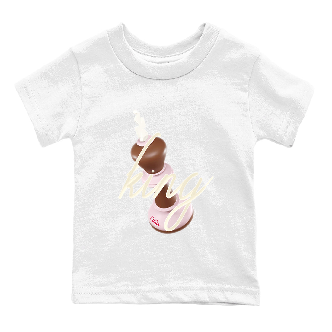 3D King snkmatch Tees Kids - Dunk Cacao Wow And Pink Foam