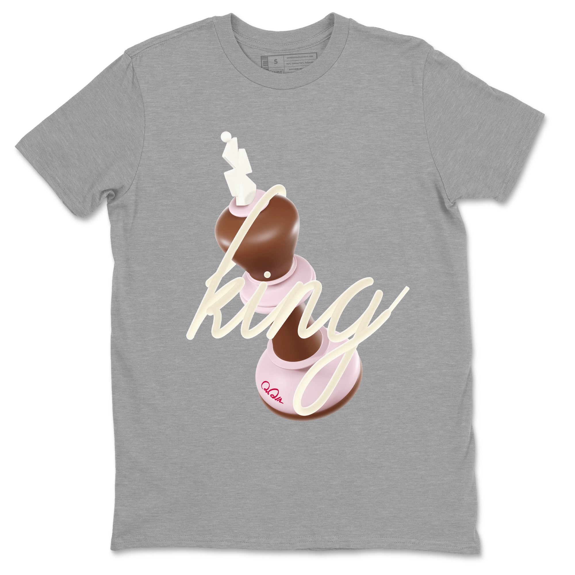 3D King snkmatch Tees - Dunk Cacao Wow And Pink Foam