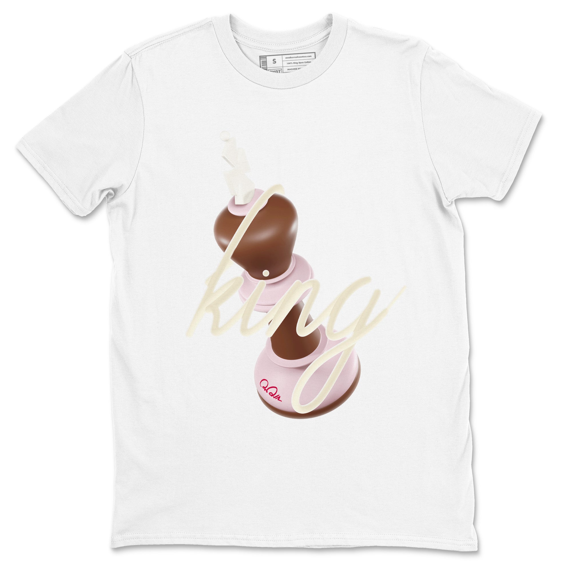 3D King snkmatch Tees - Dunk Cacao Wow And Pink Foam