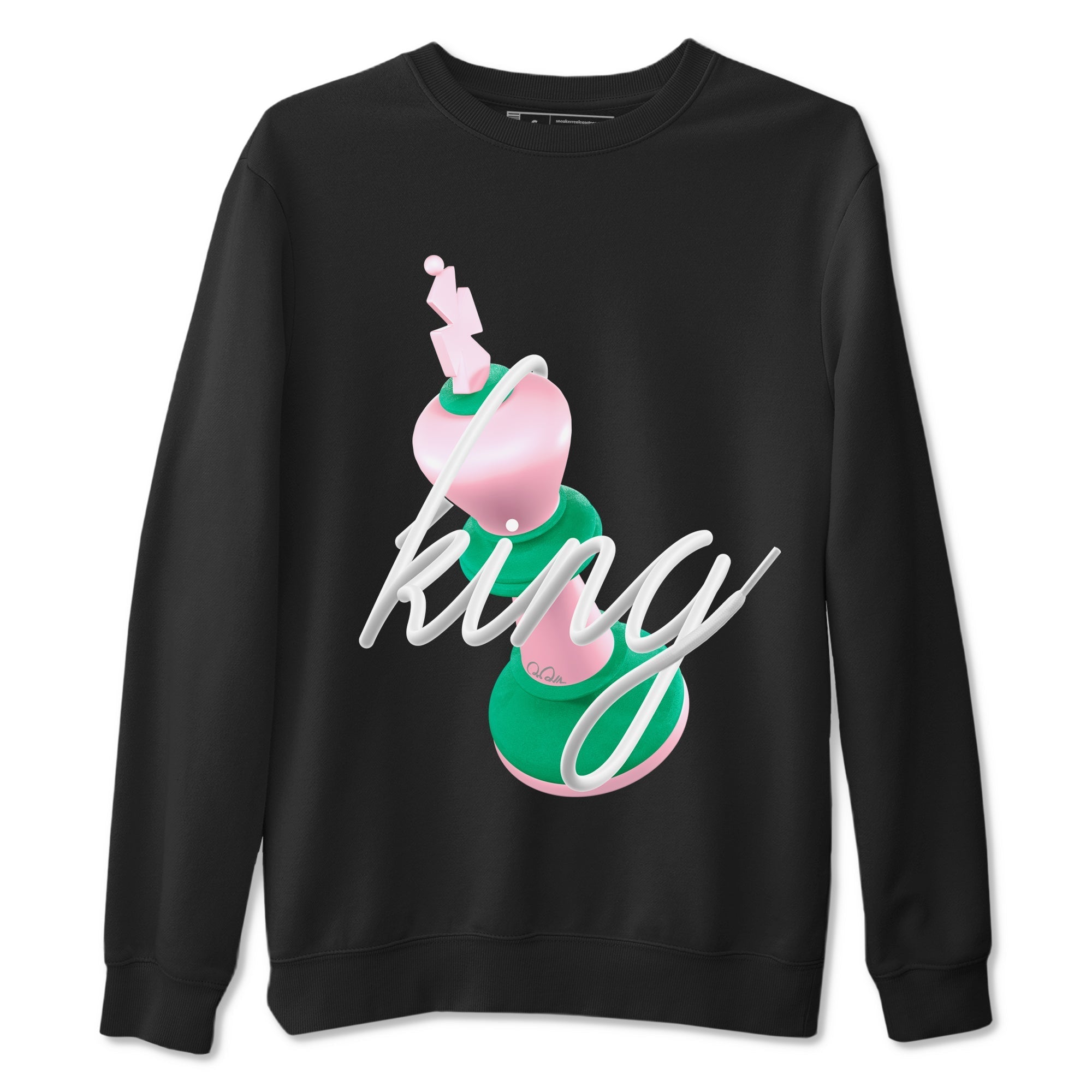 3D King snkmatch Tees - Dunk Medium Soft Pink Malachite