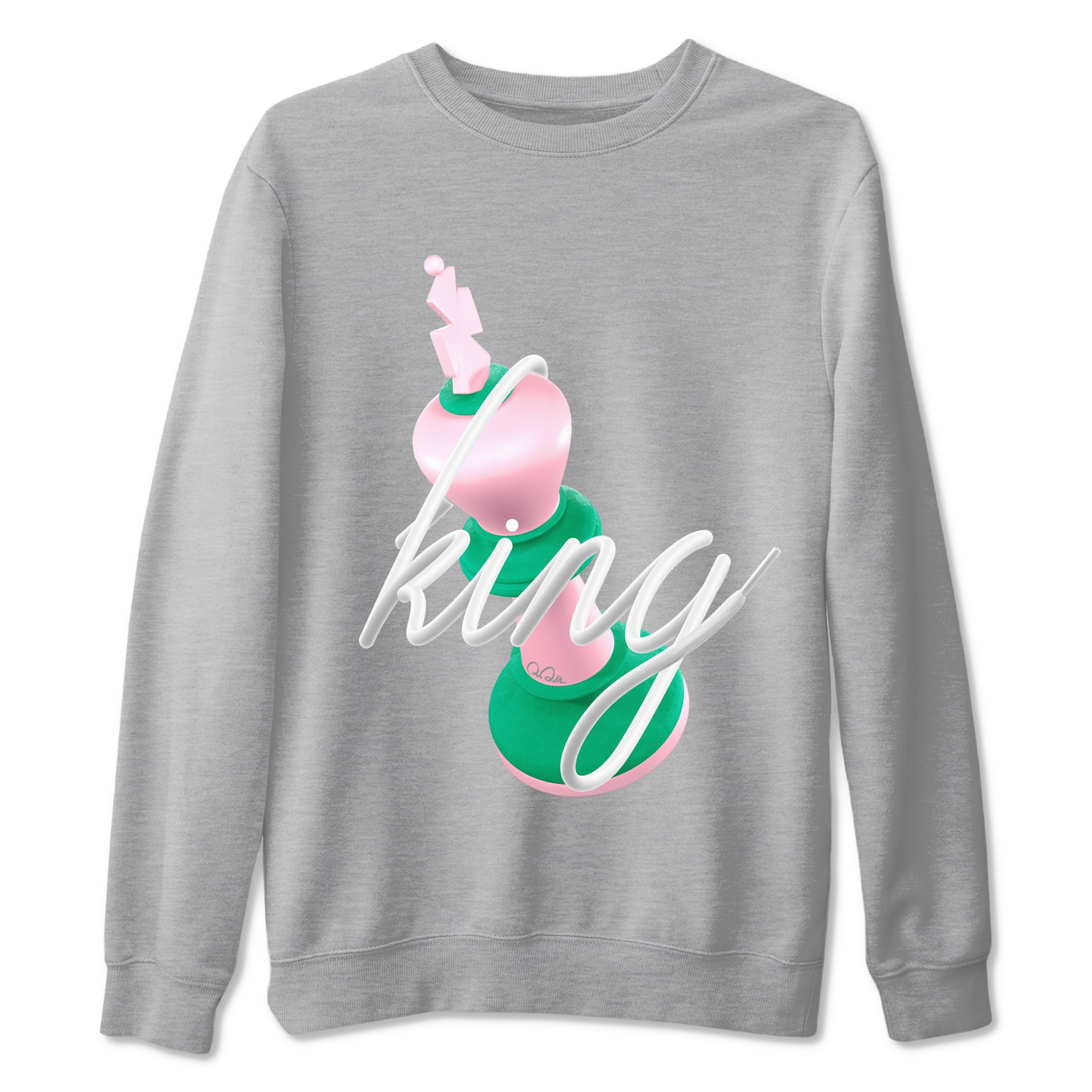 3D King snkmatch Tees - Dunk Medium Soft Pink Malachite