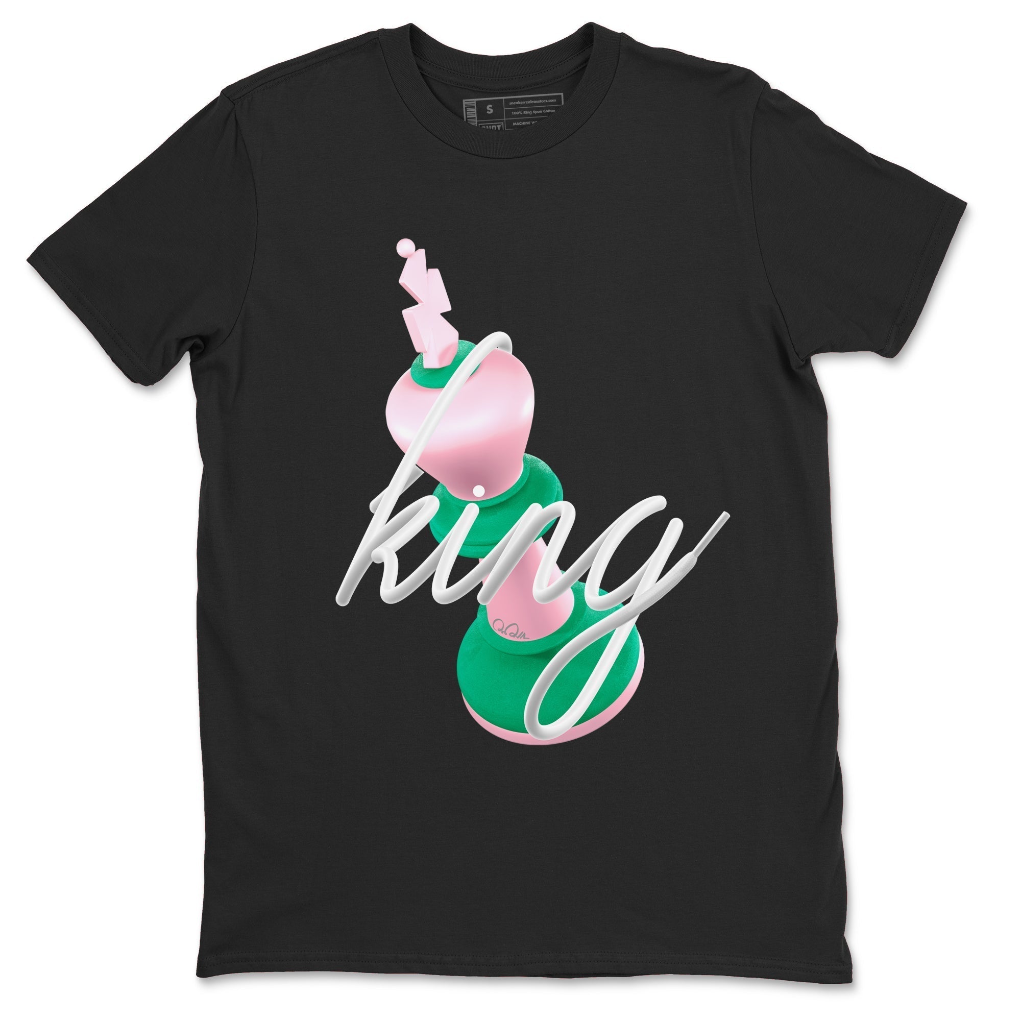 3D King snkmatch Tees - Dunk Medium Soft Pink Malachite