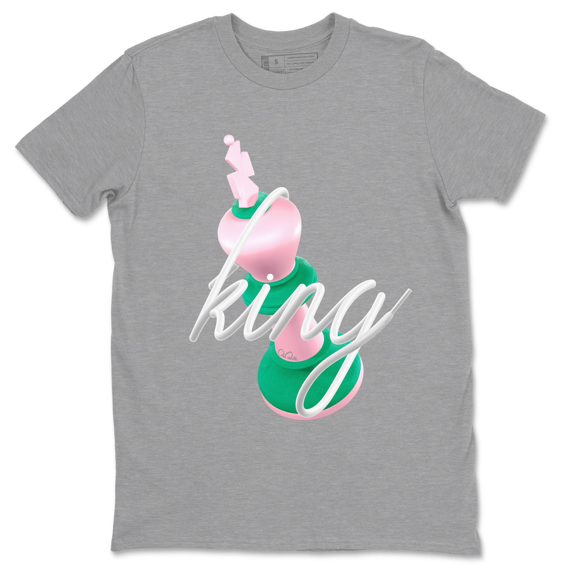 3D King snkmatch Tees - Dunk Medium Soft Pink Malachite