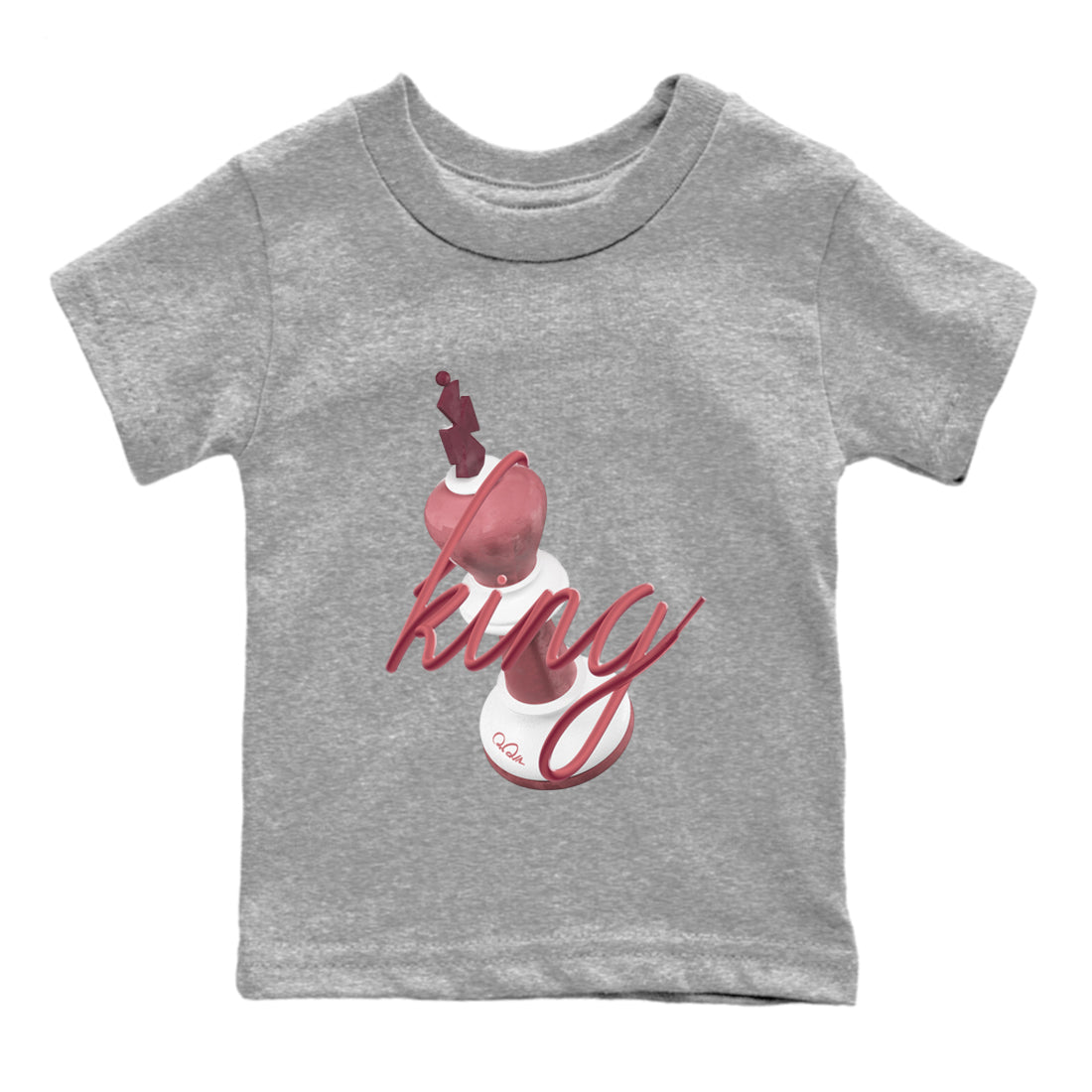 3D King snkmatch Tee Kids - Dunk Valentines Day 2024