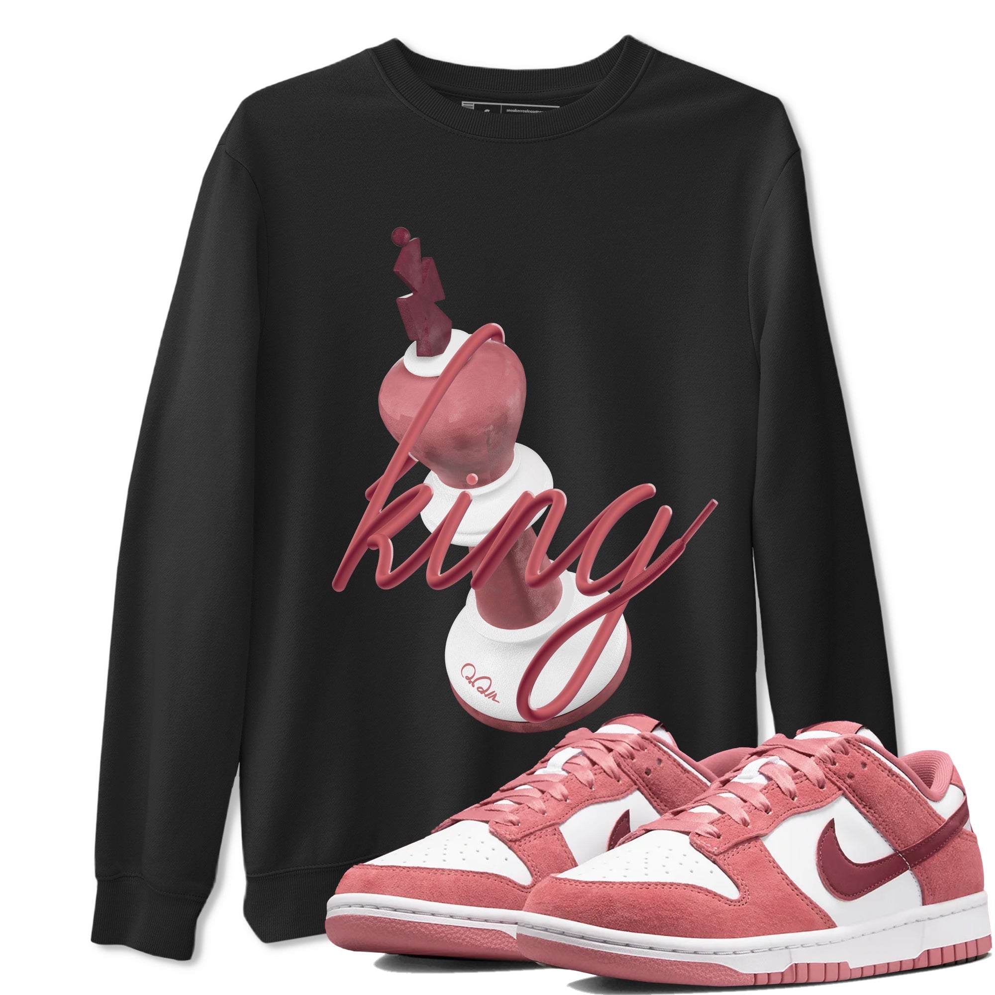 3D King snkmatch Tee - Dunk Valentines Day 2024
