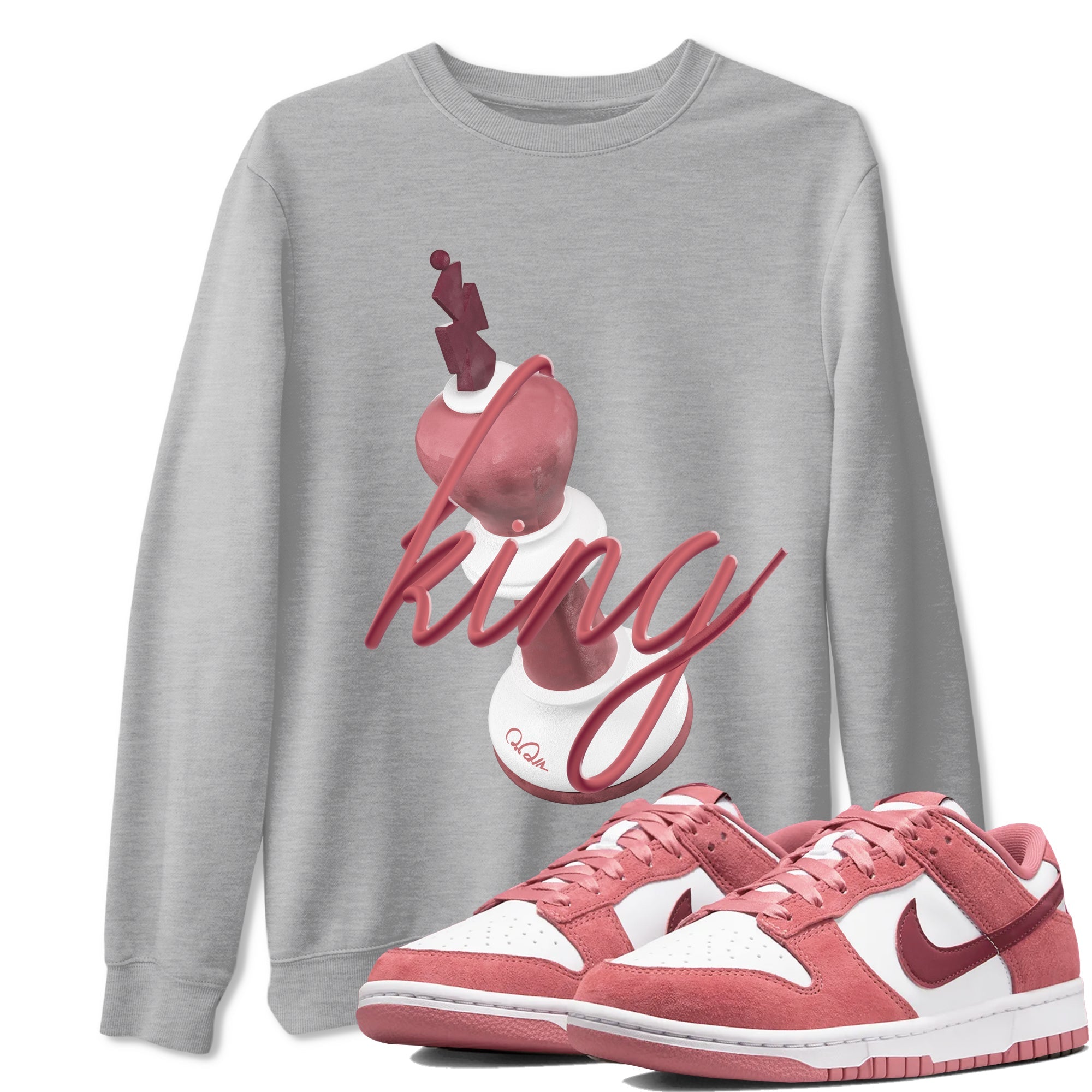 3D King snkmatch Tee - Dunk Valentines Day 2024