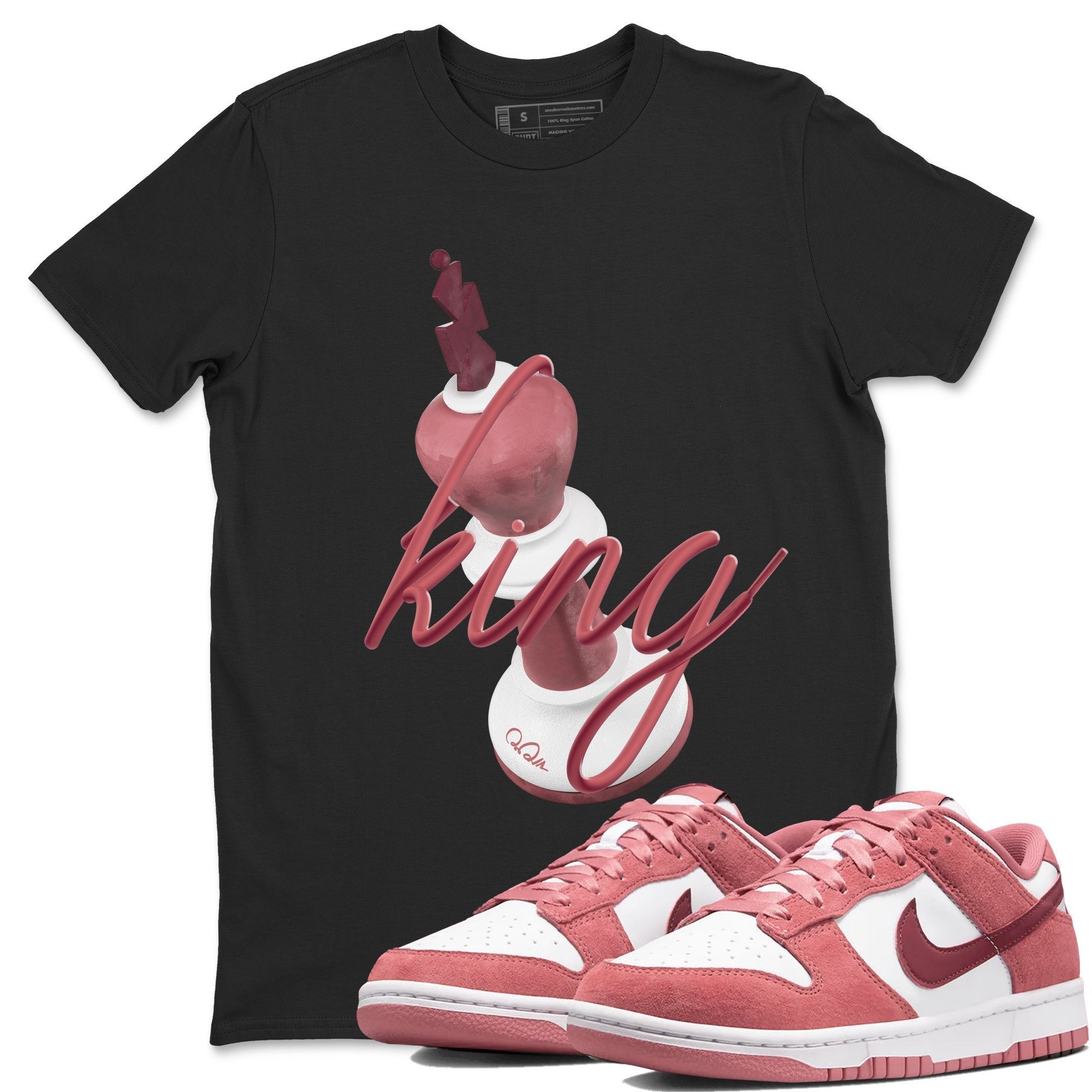 3D King snkmatch Tee - Dunk Valentines Day 2024