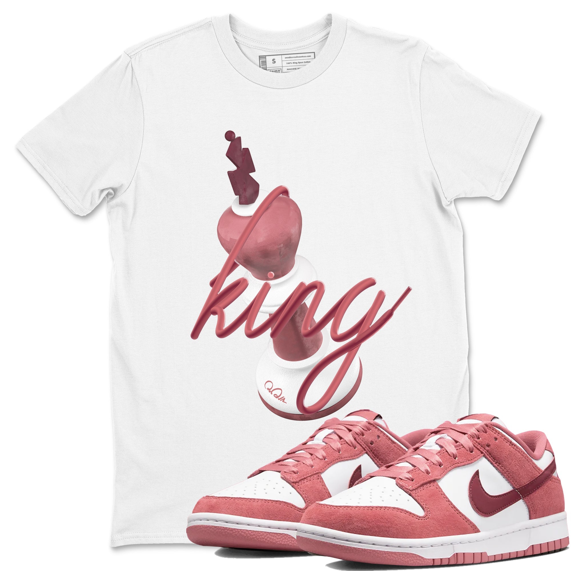 3D King snkmatch Tee - Dunk Valentines Day 2024