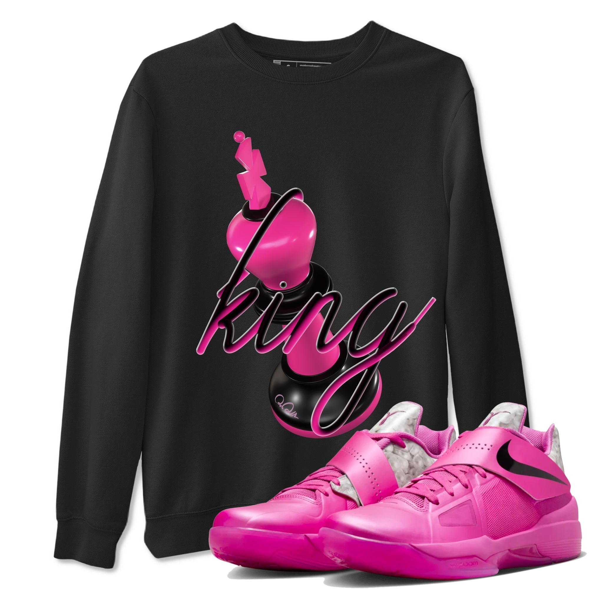 3D King snkmatch Tees - KD 4 Aunt Pearl